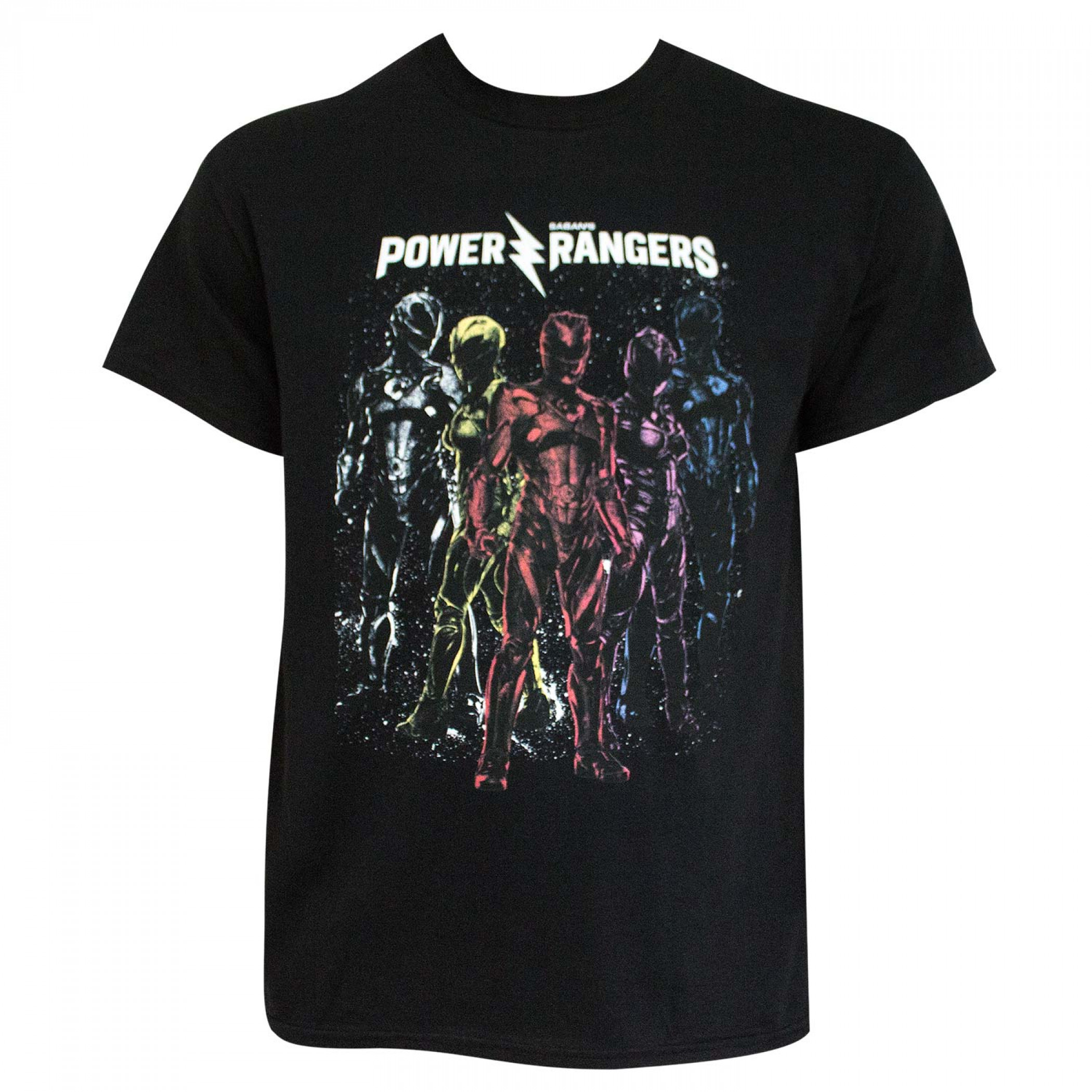 Power Rangers Crew Black Tee Shirt