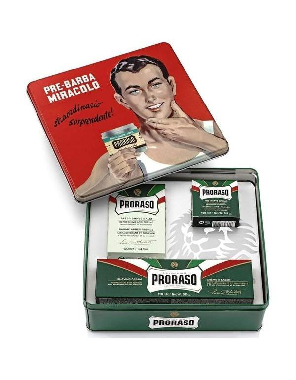 Product image 0 for Proraso Vintage Gino Tin: Refresh Shaving Kit