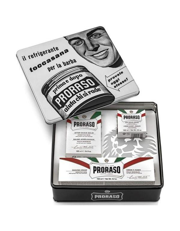 Product image 0 for Proraso Vintage Toccasana Tin: Sensitive Shaving Kit