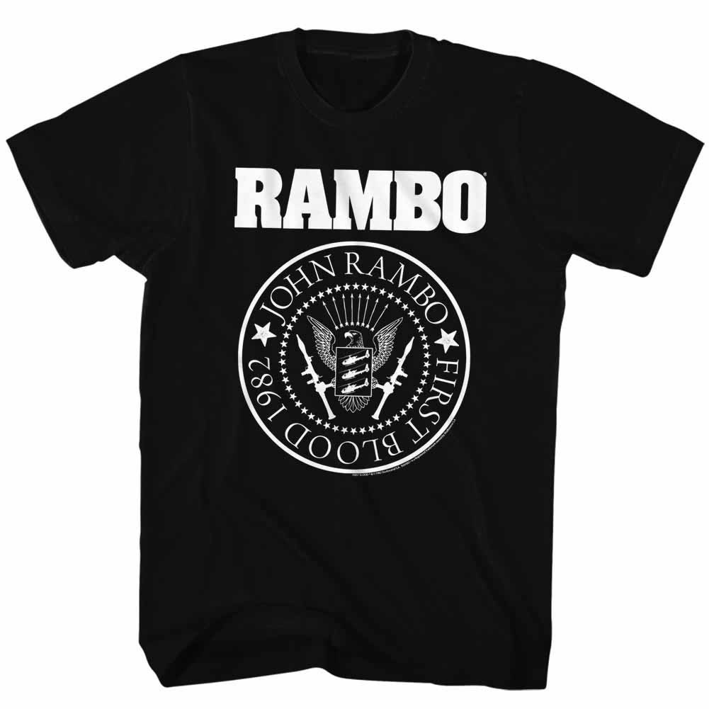 Rambo Rambones Black T-Shirt