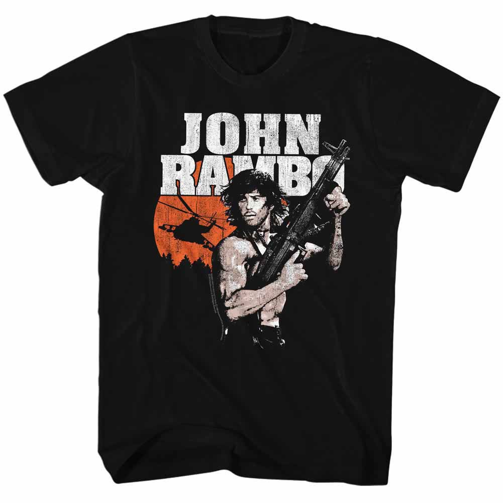 Rambo John Rambo Black T-Shirt