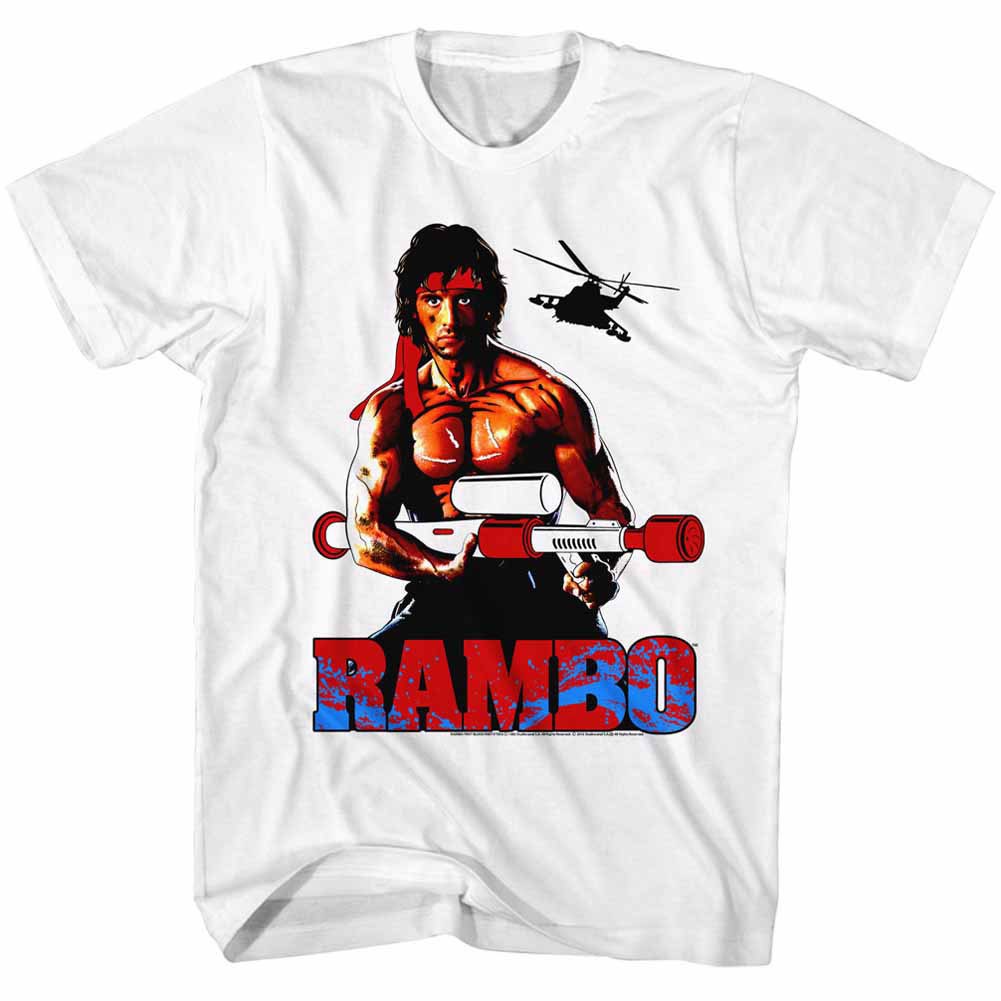 Rambo White White T-Shirt