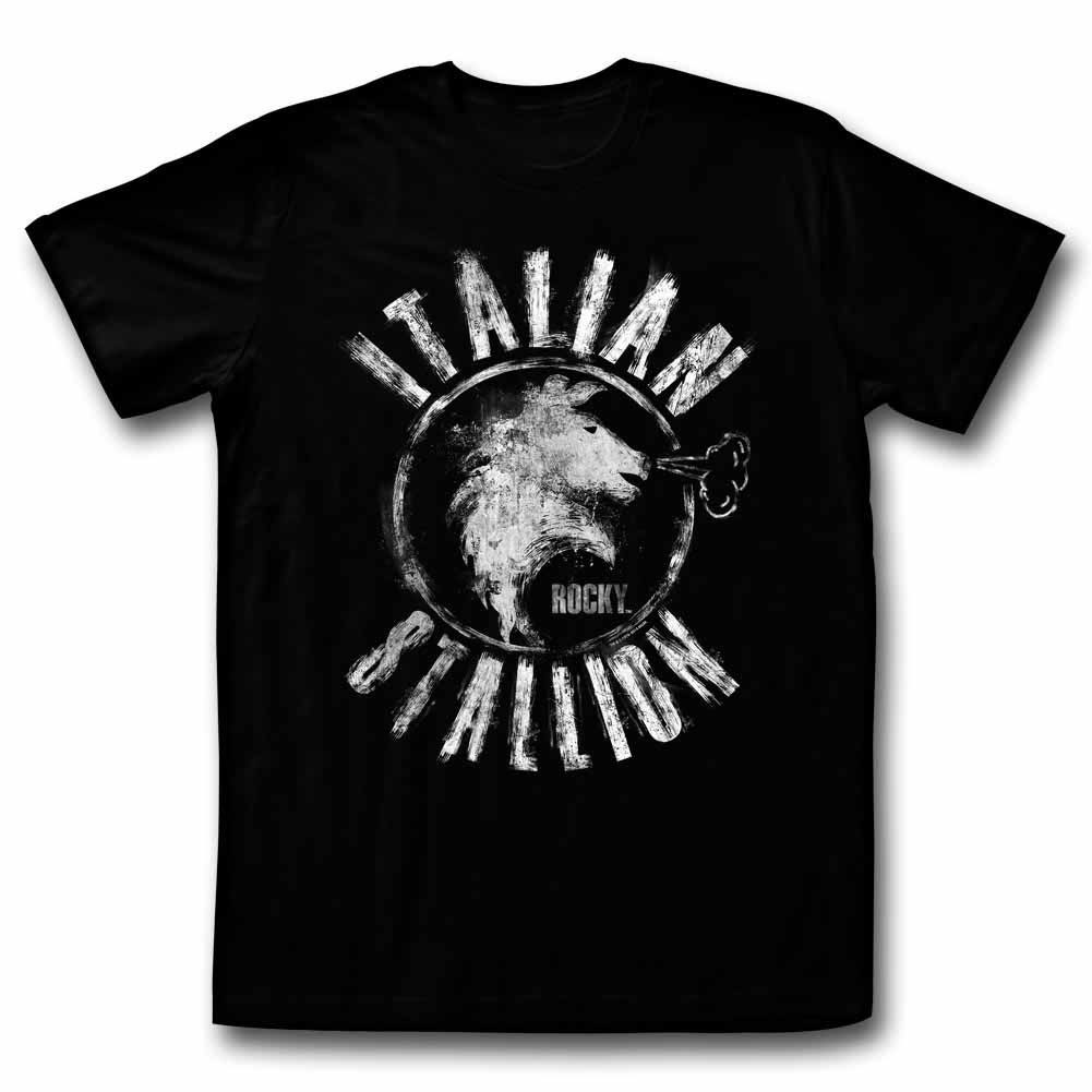 Rocky Chalk Stallion Black T-Shirt