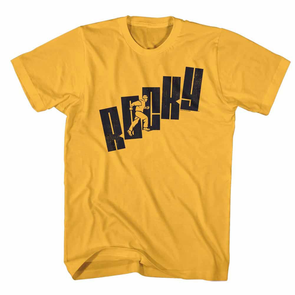 Rocky Name Steps Yellow T-Shirt