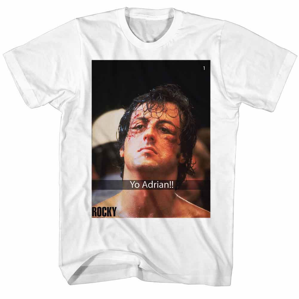 Rocky Yo Adrian Snap White T-Shirt