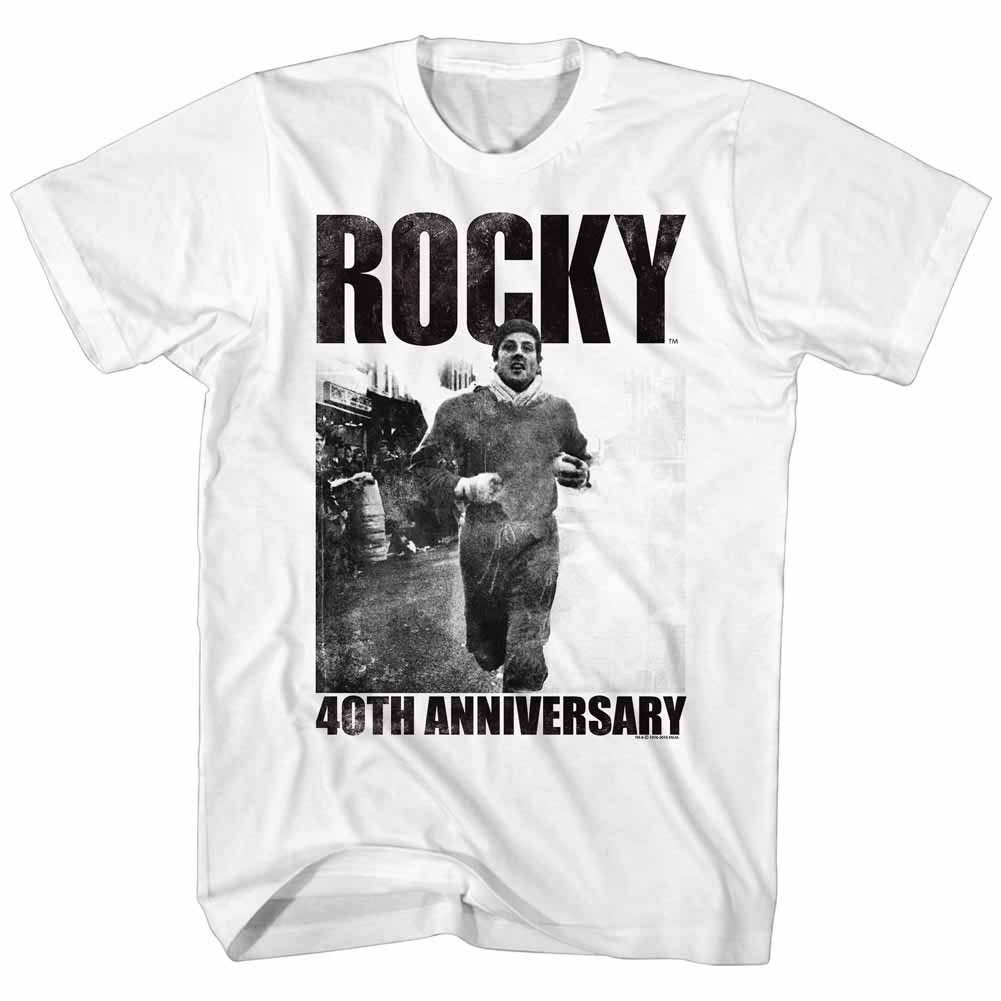 Rocky 40Th White T-Shirt