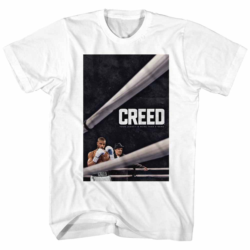 Rocky Creed Poster Mens White T-Shirt