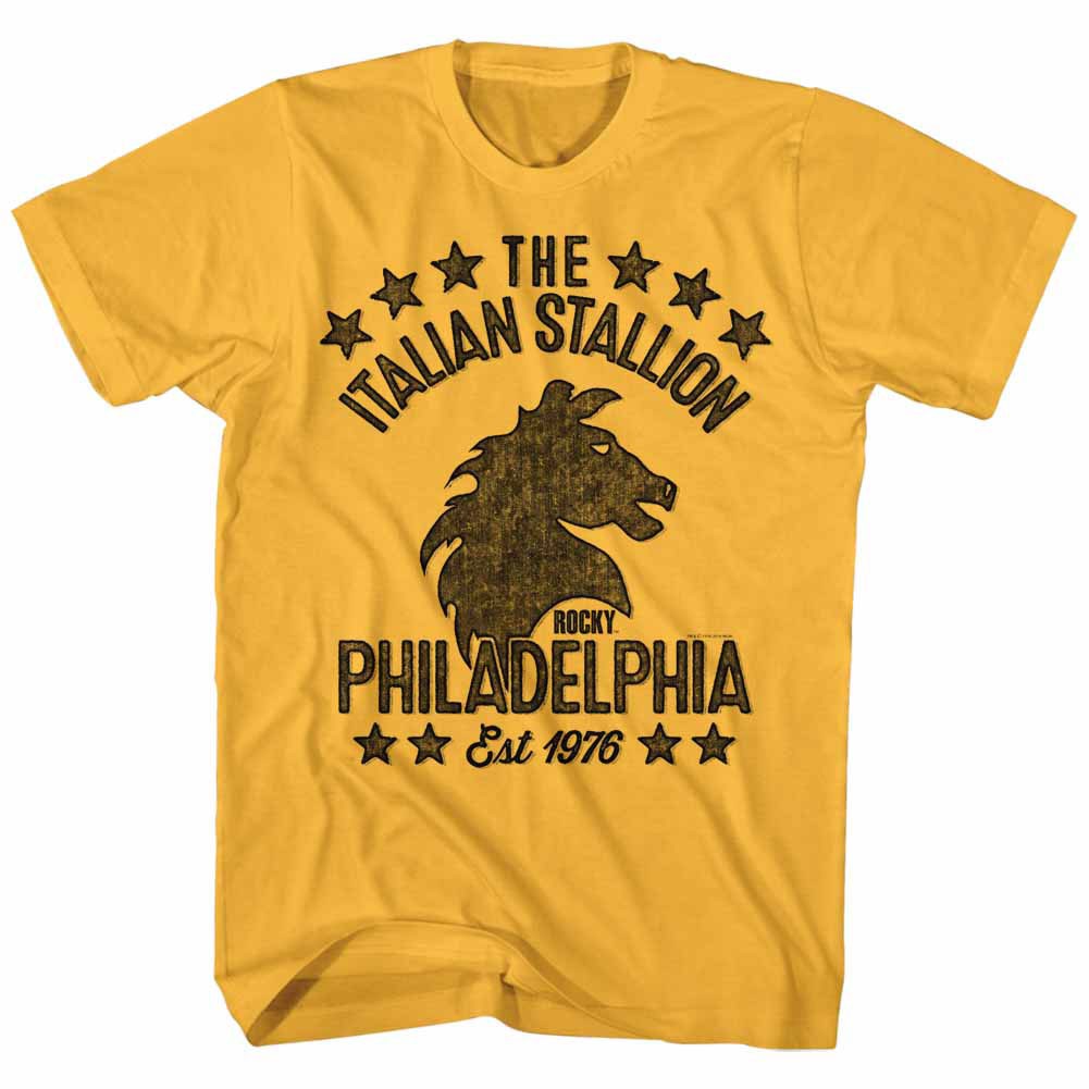 Rocky Stallionish Yellow T-Shirt