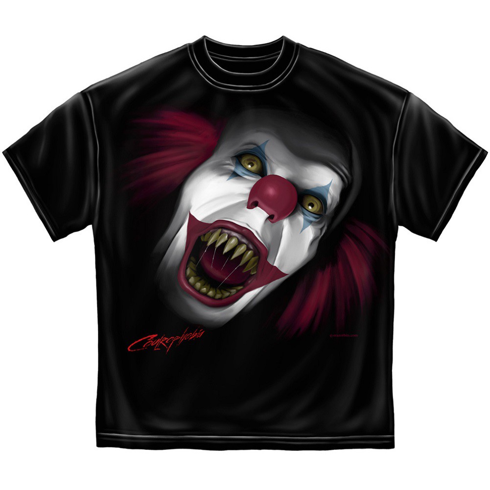 IT Evil Clown Screaming Tshirt