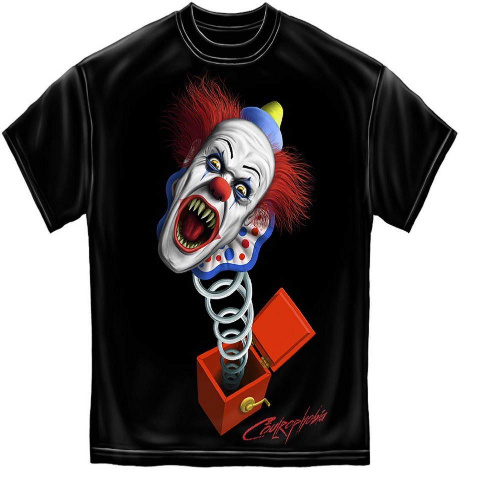 IT Jack In The Box Evil Clown Tshirt