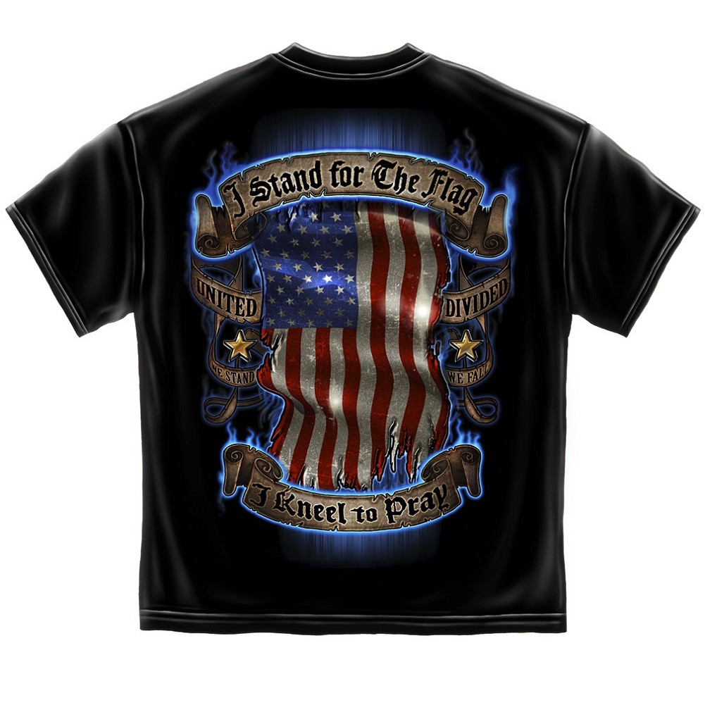 I Stand For The Flag Kneel To Pray Tshirt
