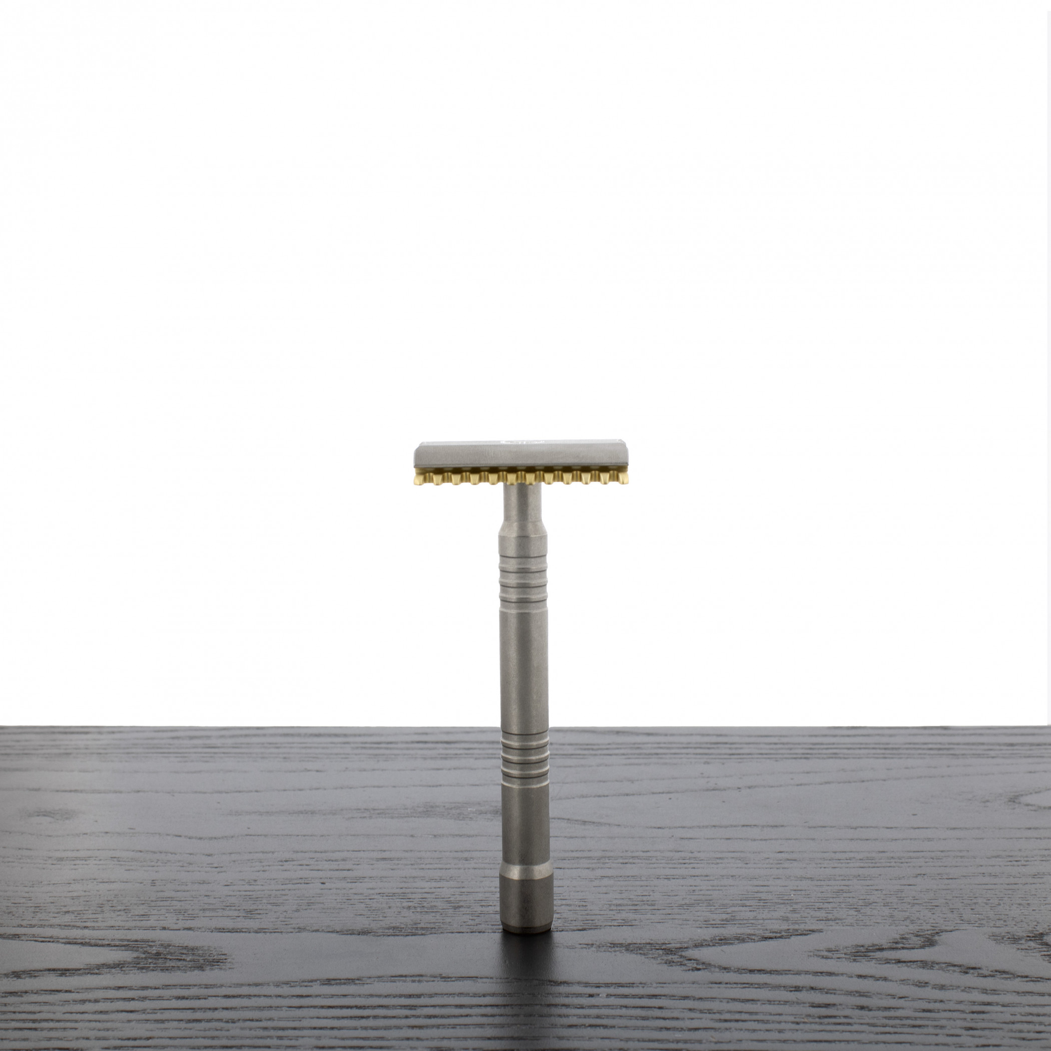 Product image 0 for Yates Precision Manufacturing Double Edge Safety Razor, Updated Threading Model 921-M with Bonus Hybrid Brass Plate