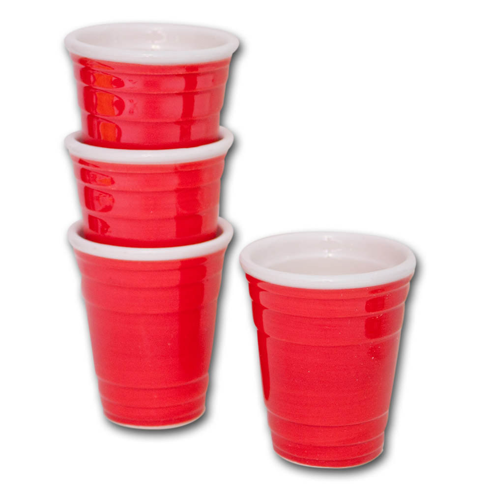 Red Solo Cup Shot Glasses Set