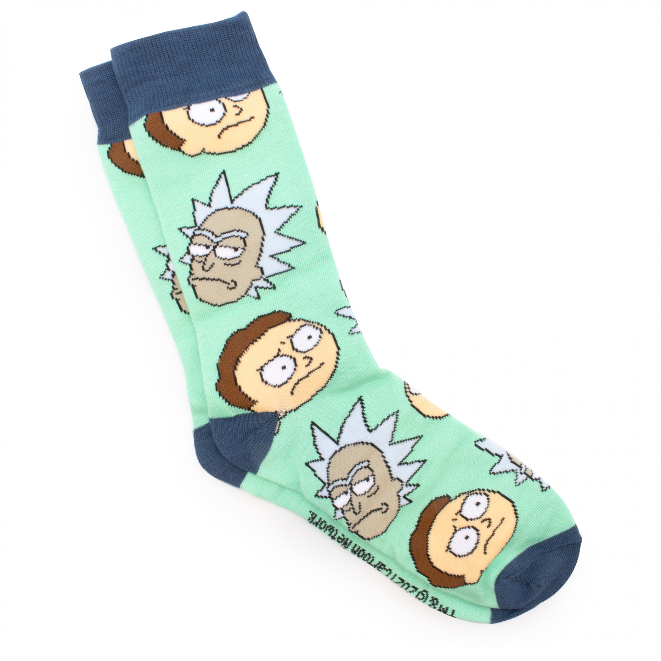 Rick & Morty 3-Pair Pack of Crew Socks and Pint Gift Set