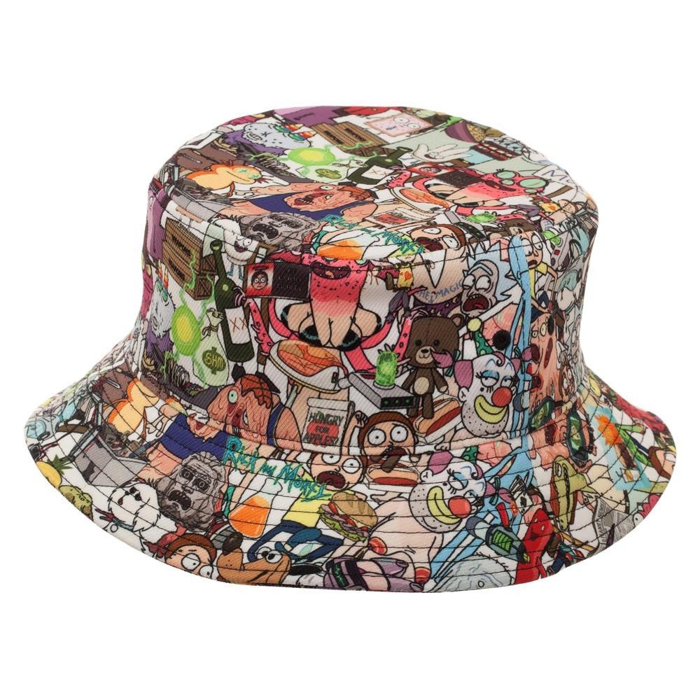 Rick And Morty Characters Bucket Hat