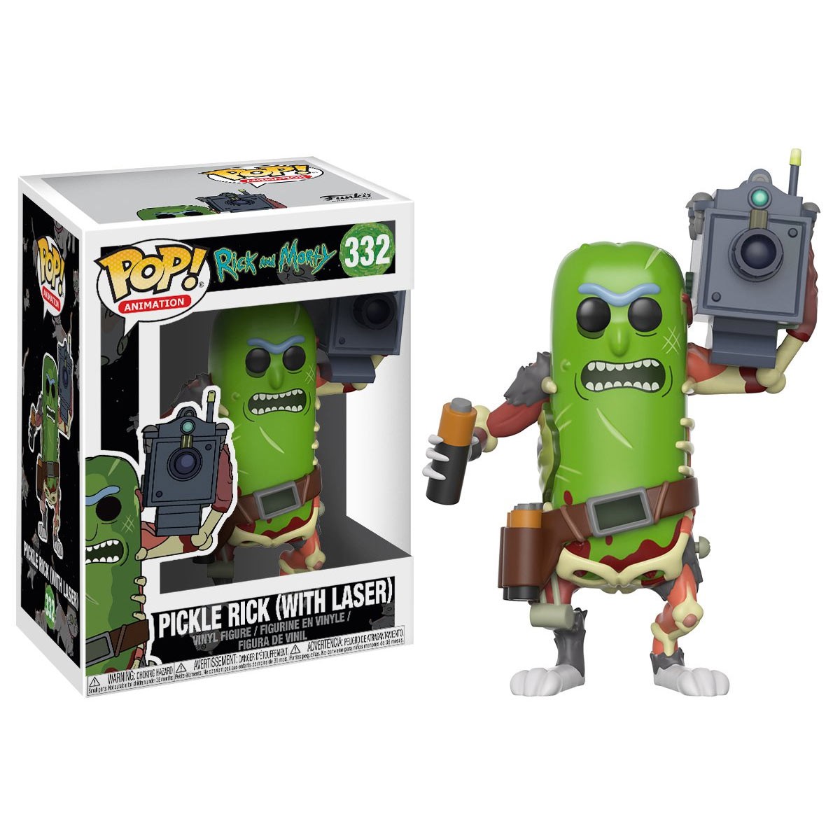 Rick and Morty Pickle Rick with Lasers Funko Pop Vinyl Figure