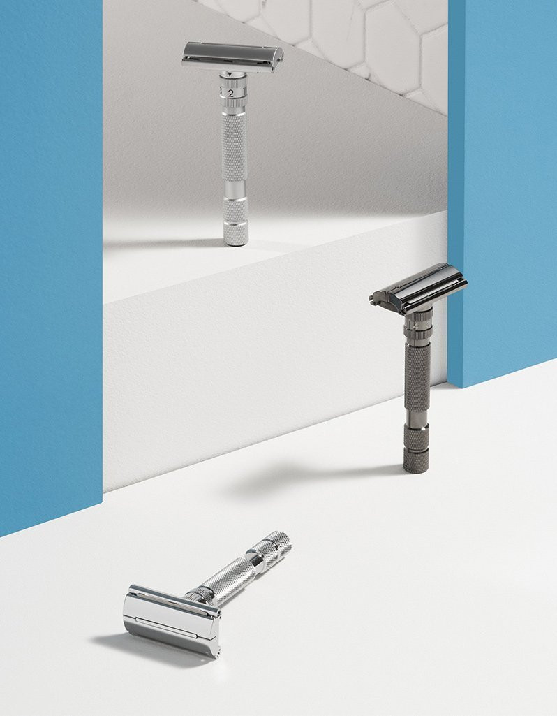 Rockwell T2 Twist-To-Open Adjustable Razor - West Coast Shaving