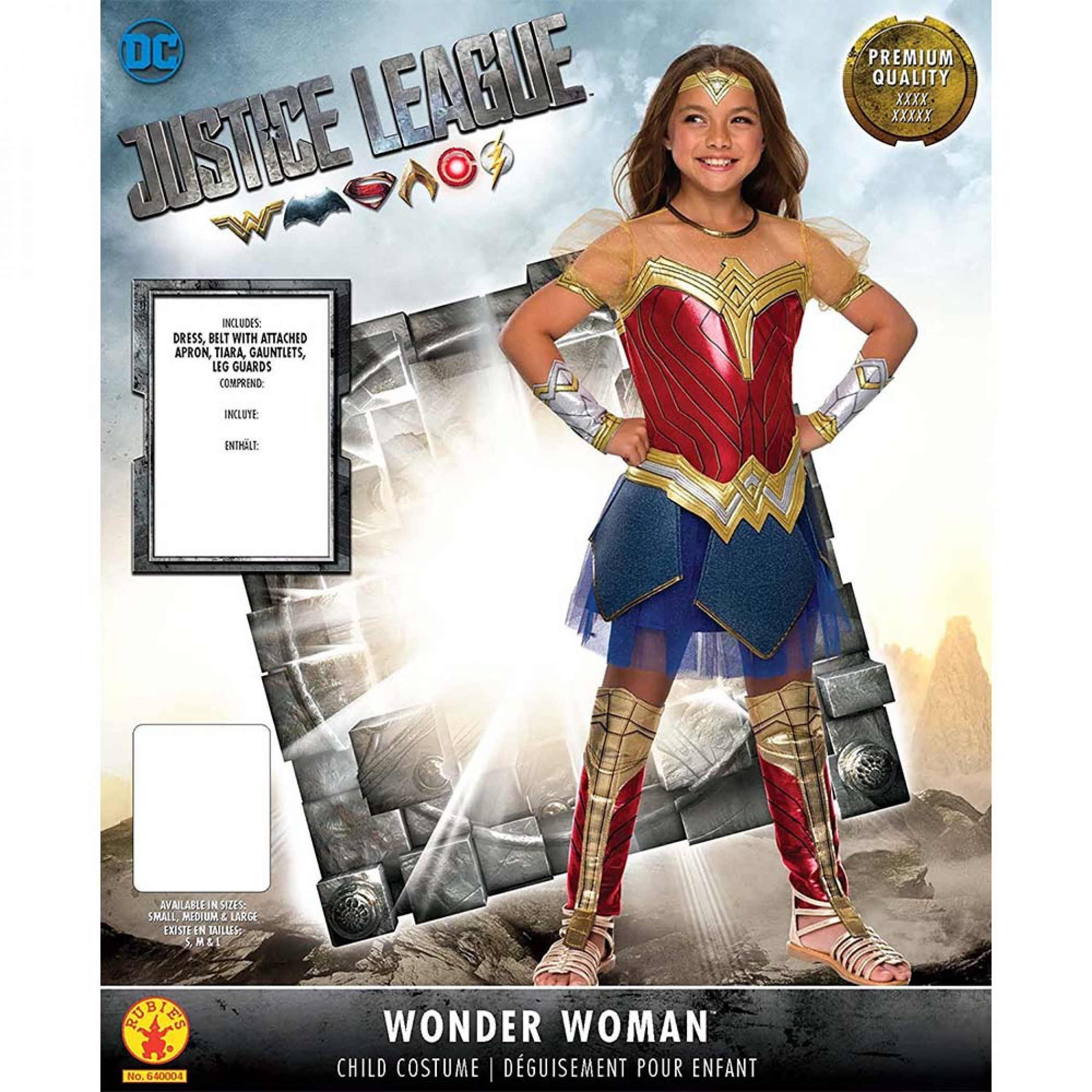 Kids Wonder Woman Costume - Deluxe 