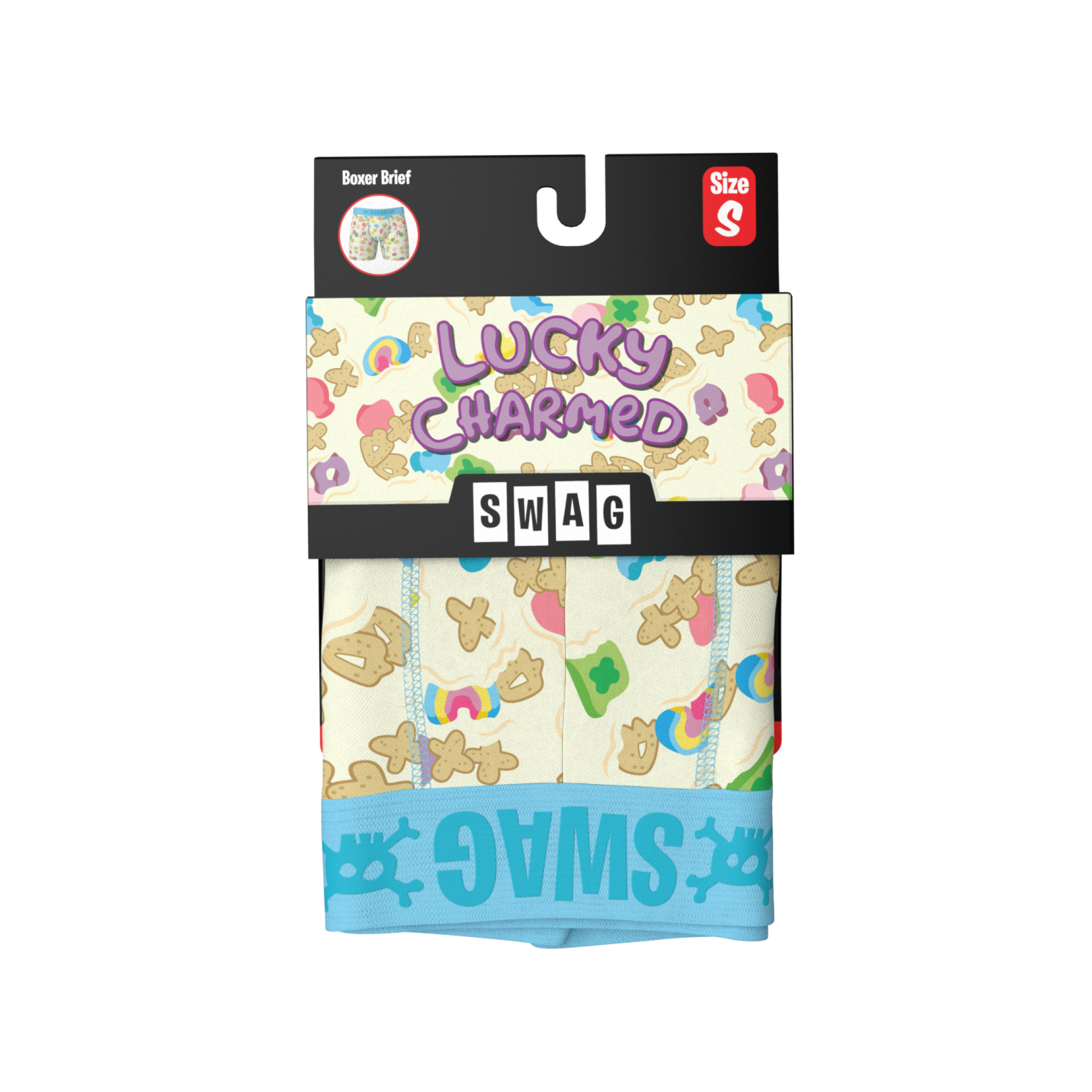 Lucky Charms Cereal Pieces Swag Boxer Briefs