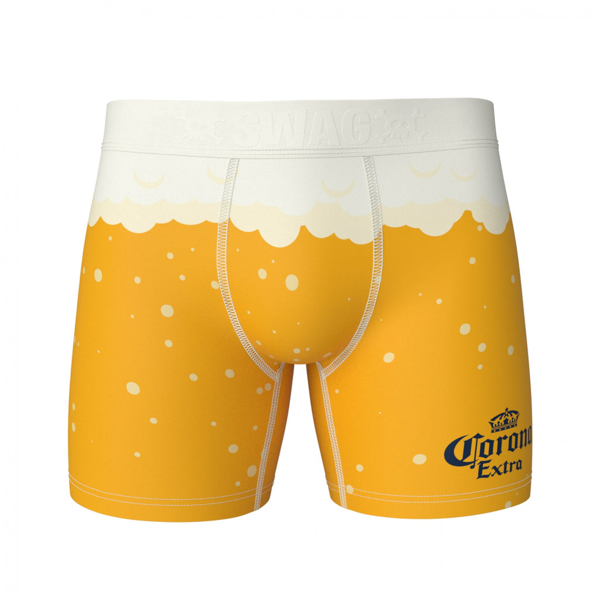 Corona Extra Foam and Suds Beer Can Swag Boxer Briefs