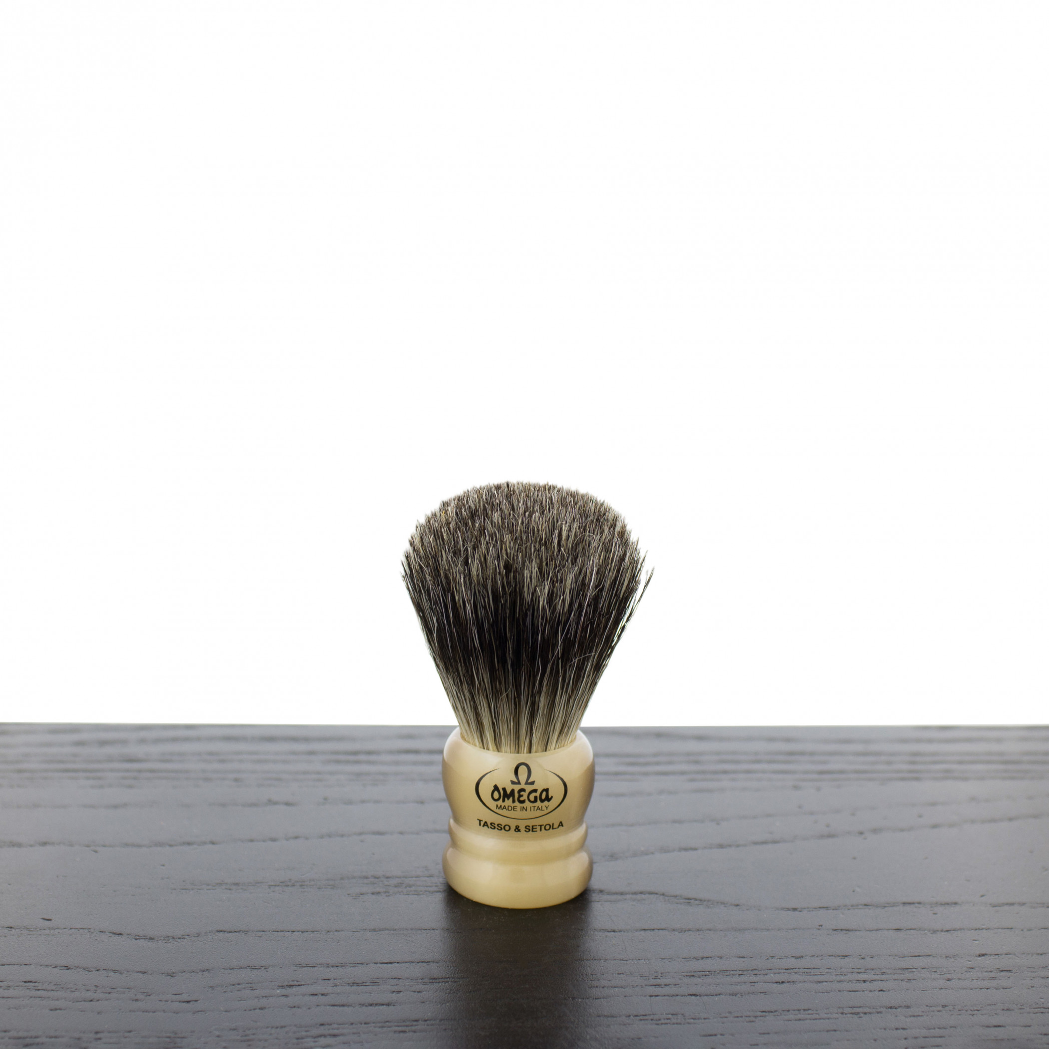 Omega 11047 Banded Boar Shaving Brush - West Coast Shaving