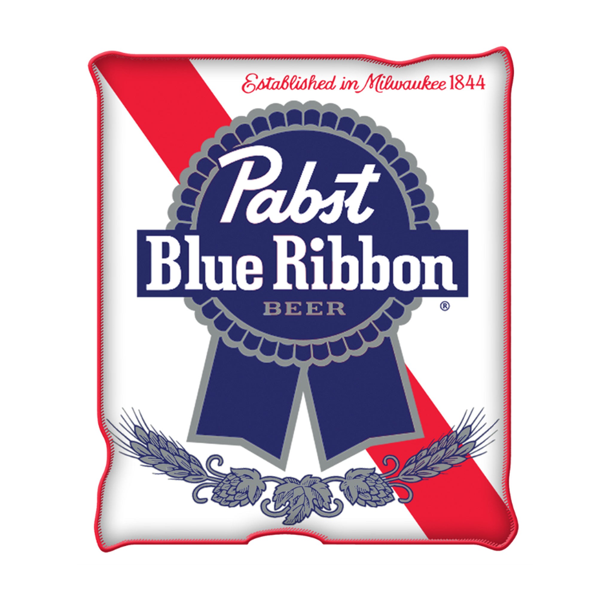 Pabst Blue Ribbon PBR 45 X 60 Fleece Blanket
