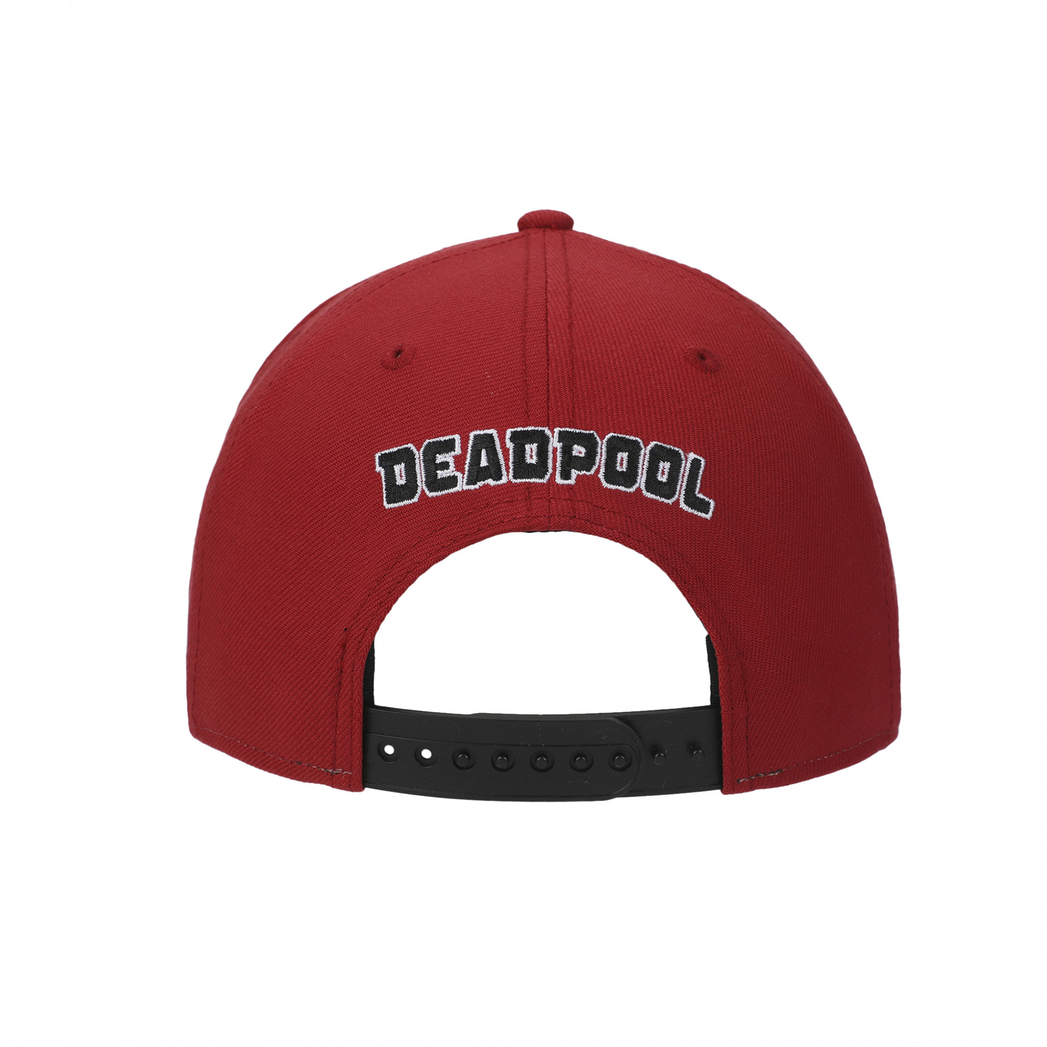 Deadpool's Mask Flatbill Snapback Hat with Underbill Artwork