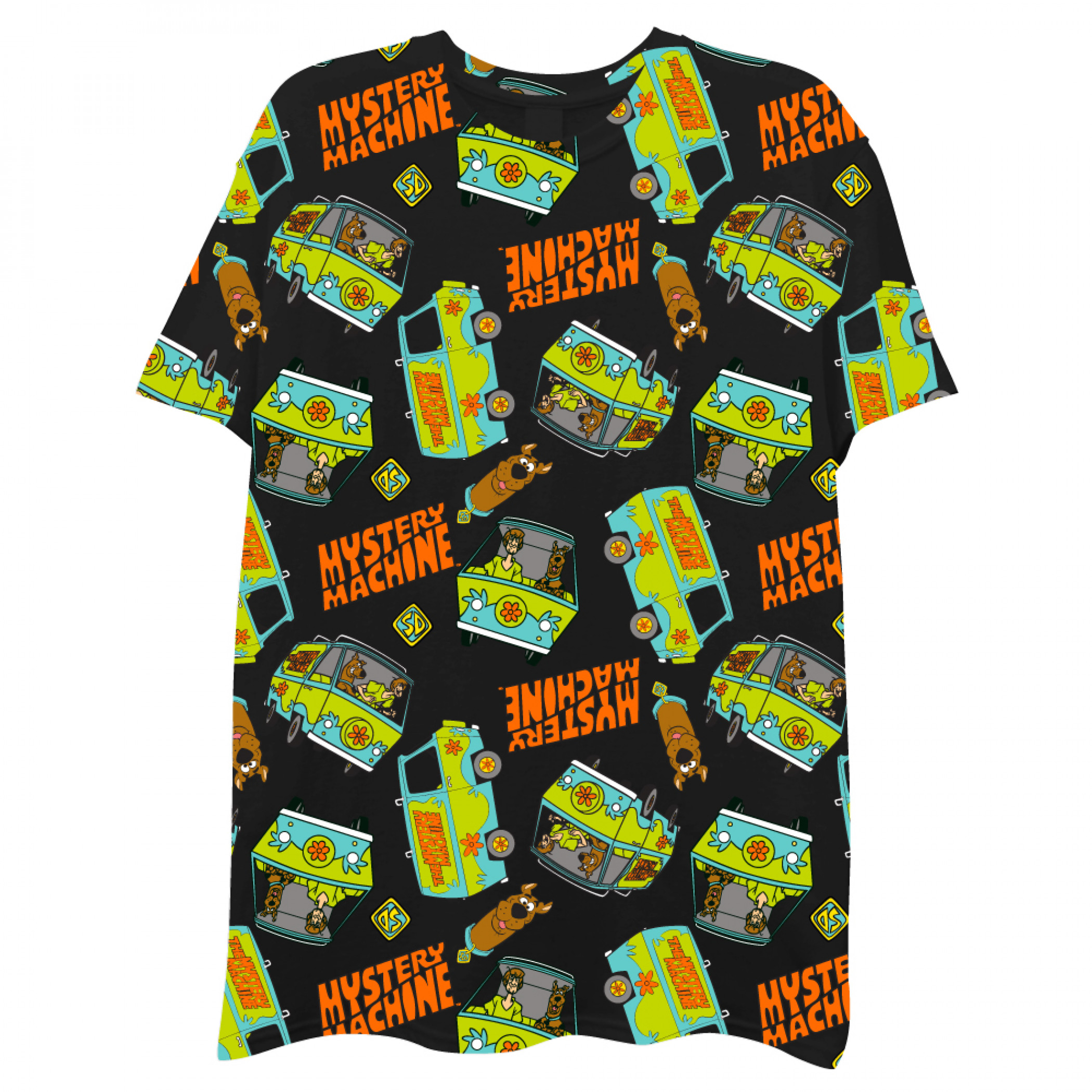 Scooby Doo Mystery Machine All-Over T-Shirt