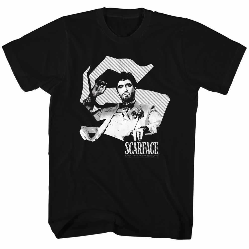 Scarface Scar S Black T-Shirt