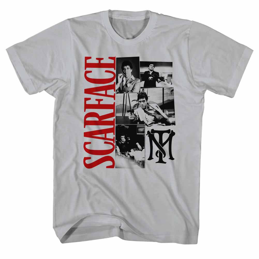 Scarface Montage Gray T-Shirt