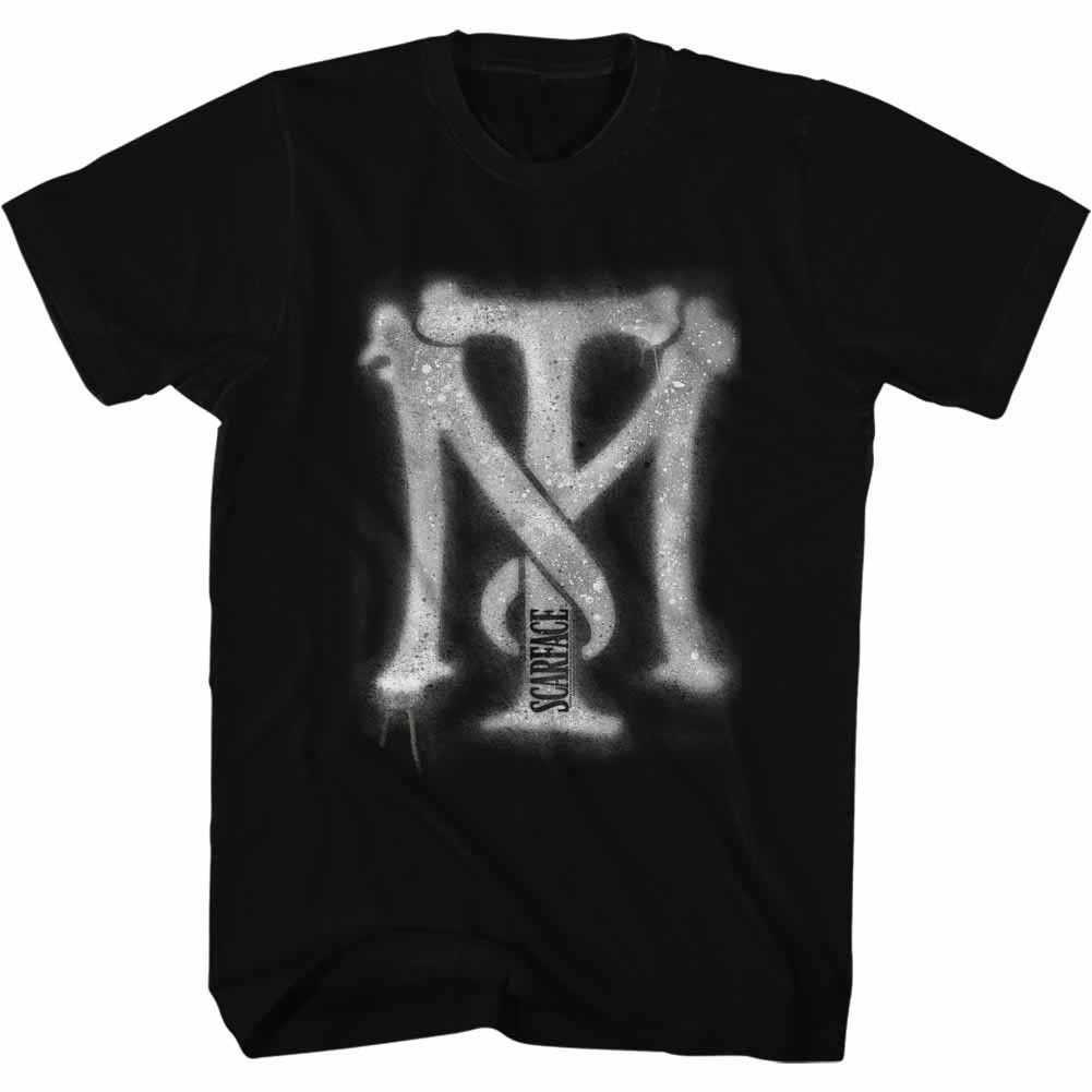 Scarface Spraypaint Black T-Shirt