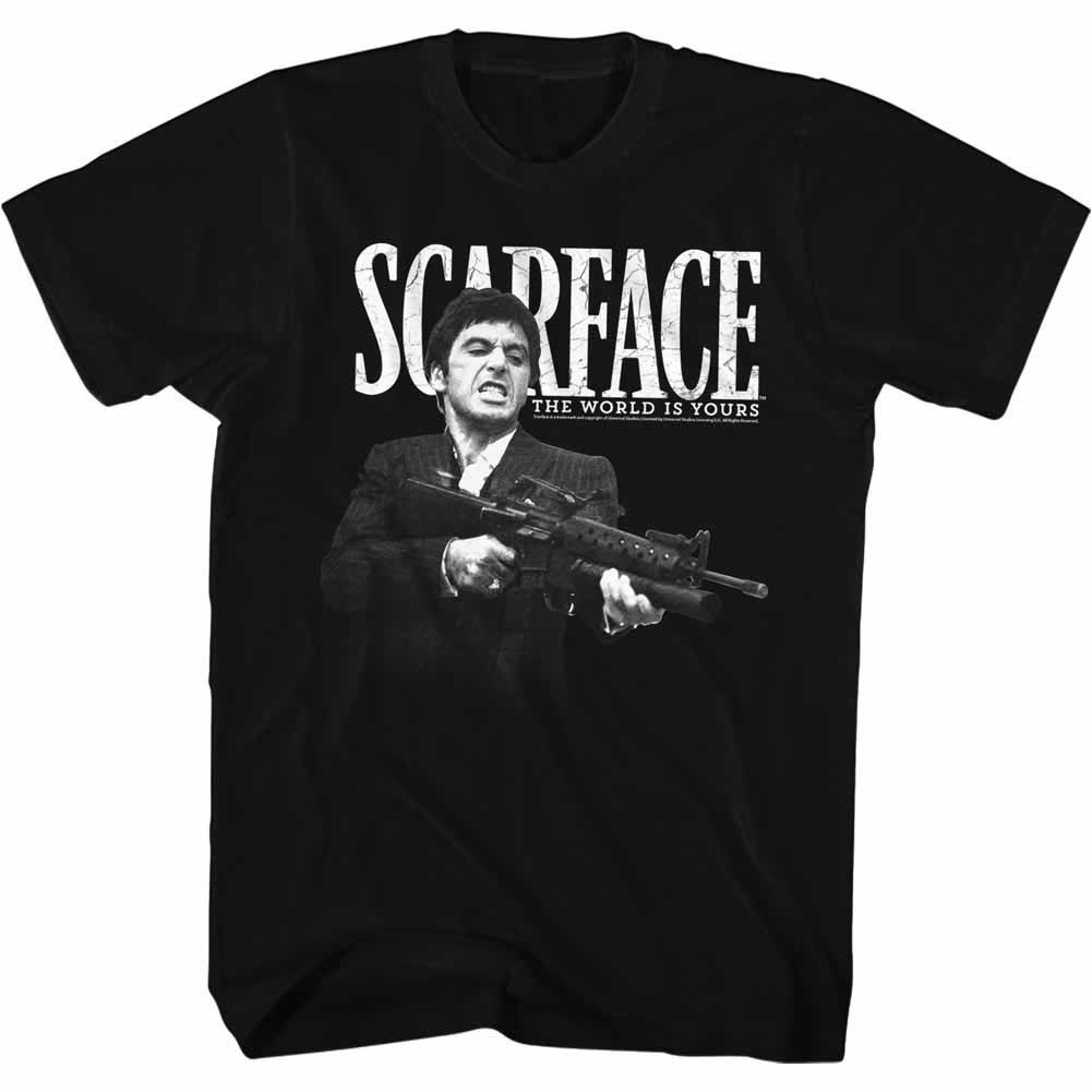 Scarface The World Is Yours Men's Black T-Shirt