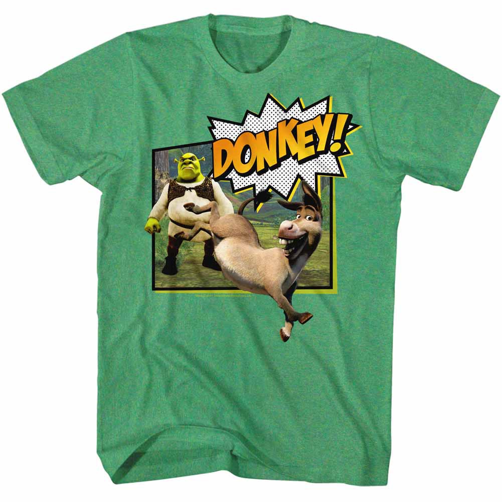 Shrek Donkey Green Tshirt
