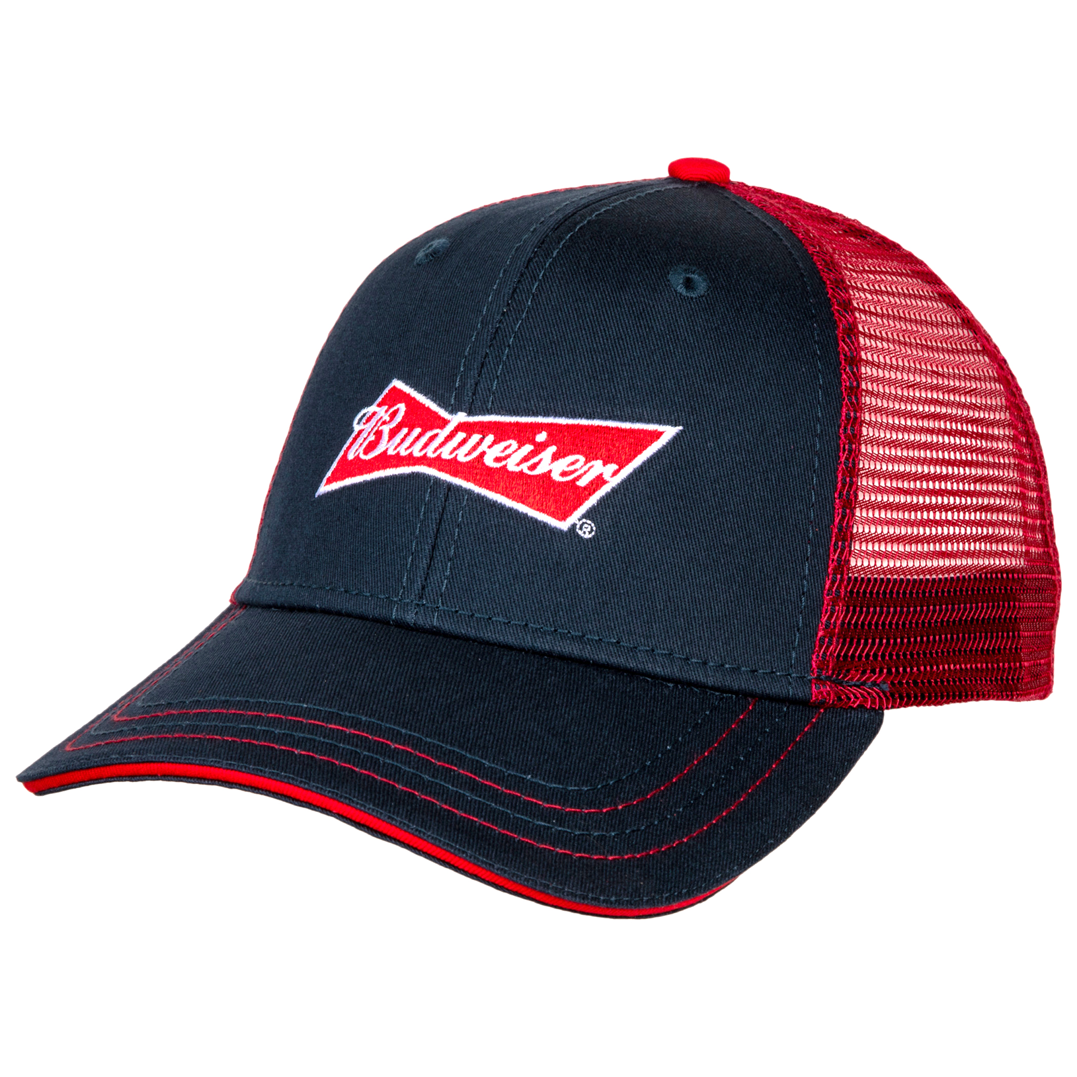 Budweiser Logo Adjustable Snapback Trucker Hat