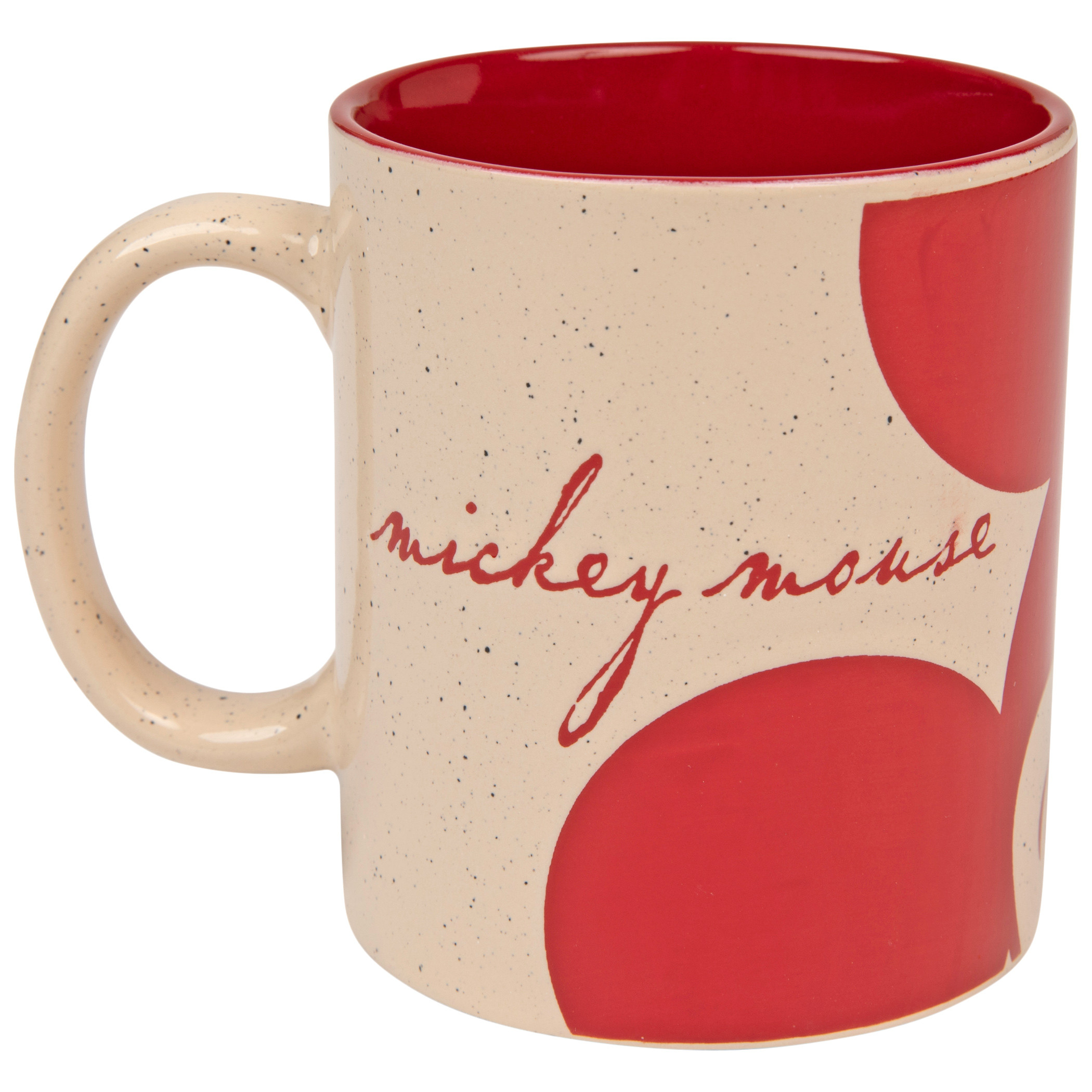 Disney Mickey Mouse Head Silhouette Relief 11 Ounce Ceramic Mug