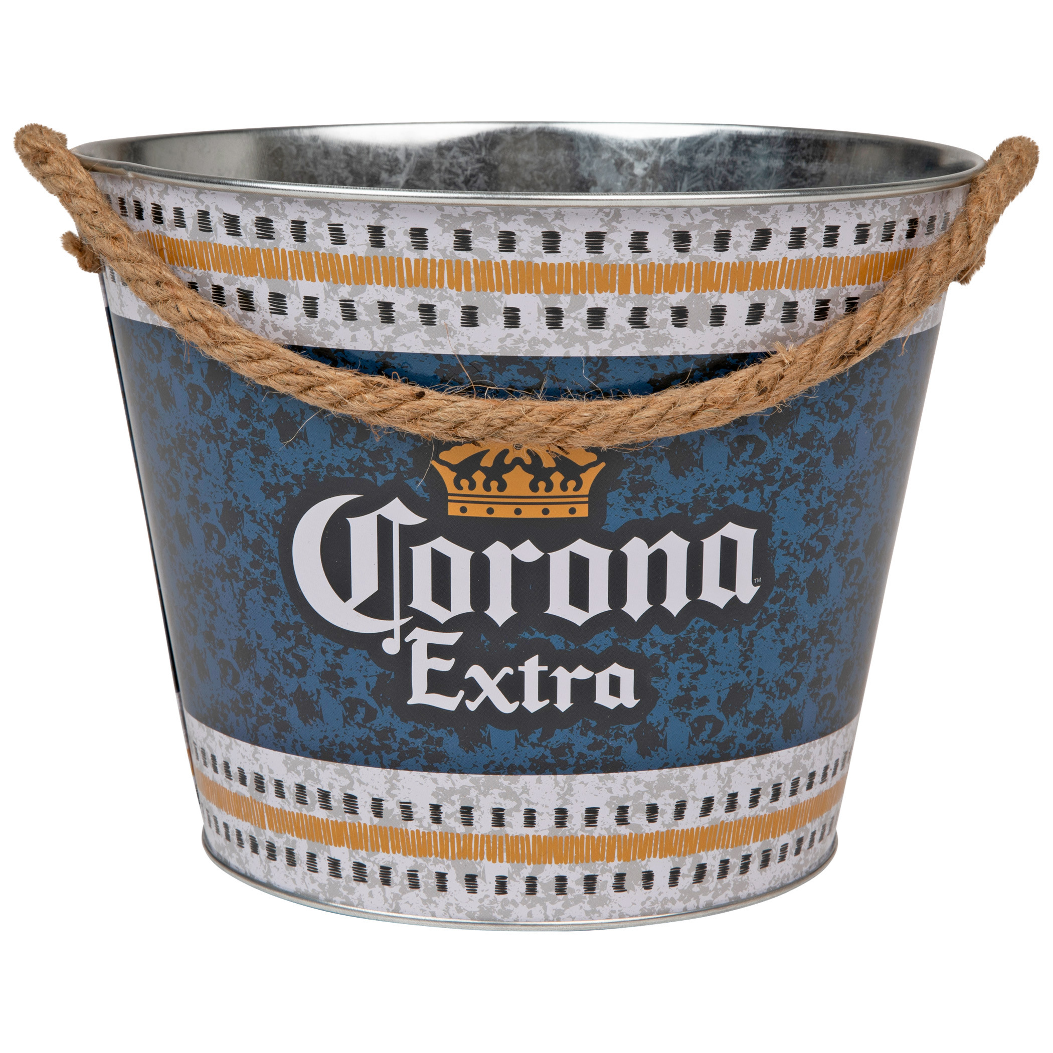 Corona Extra Stainless Steel Bucket with Rope Handle