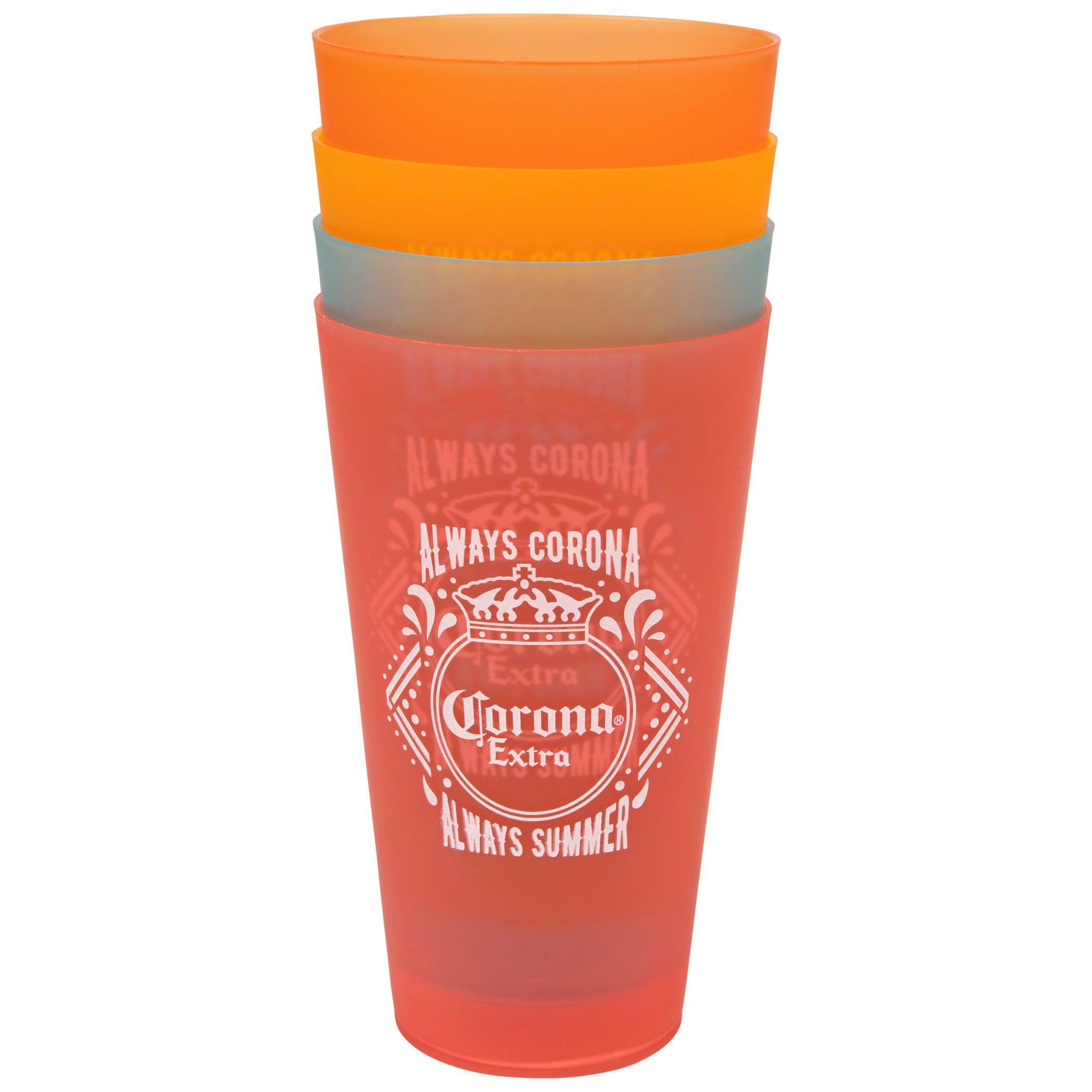 Corona Extra Grill Out 4-Pack Cup Set