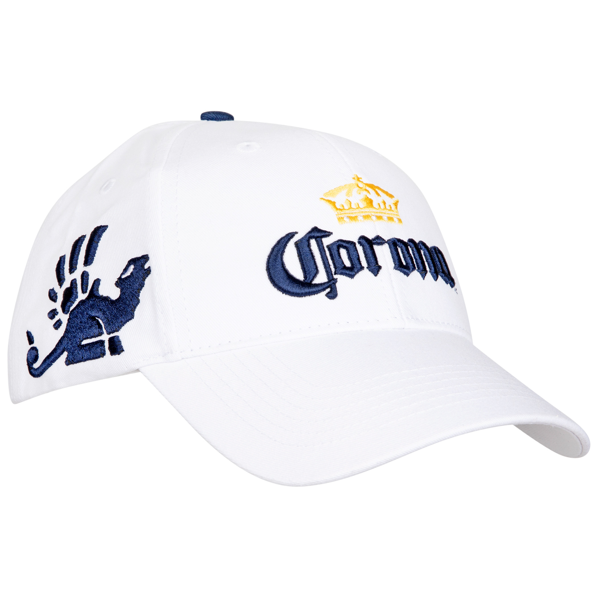 Corona Extra Crown White Adjustable Strapback Hat