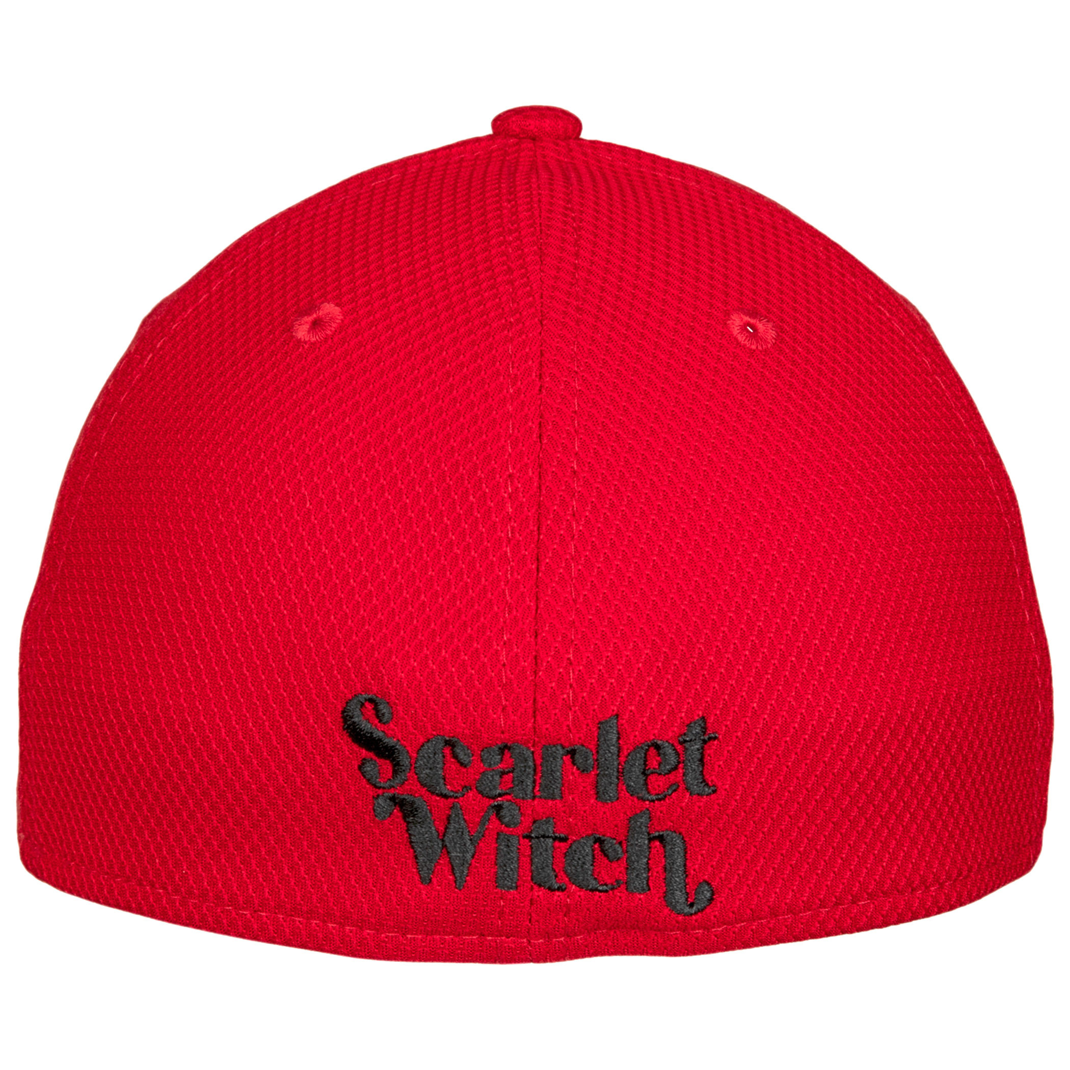 Scarlet Witch Symbol Diamond Tech New Era 39Thirty Fitted Hat