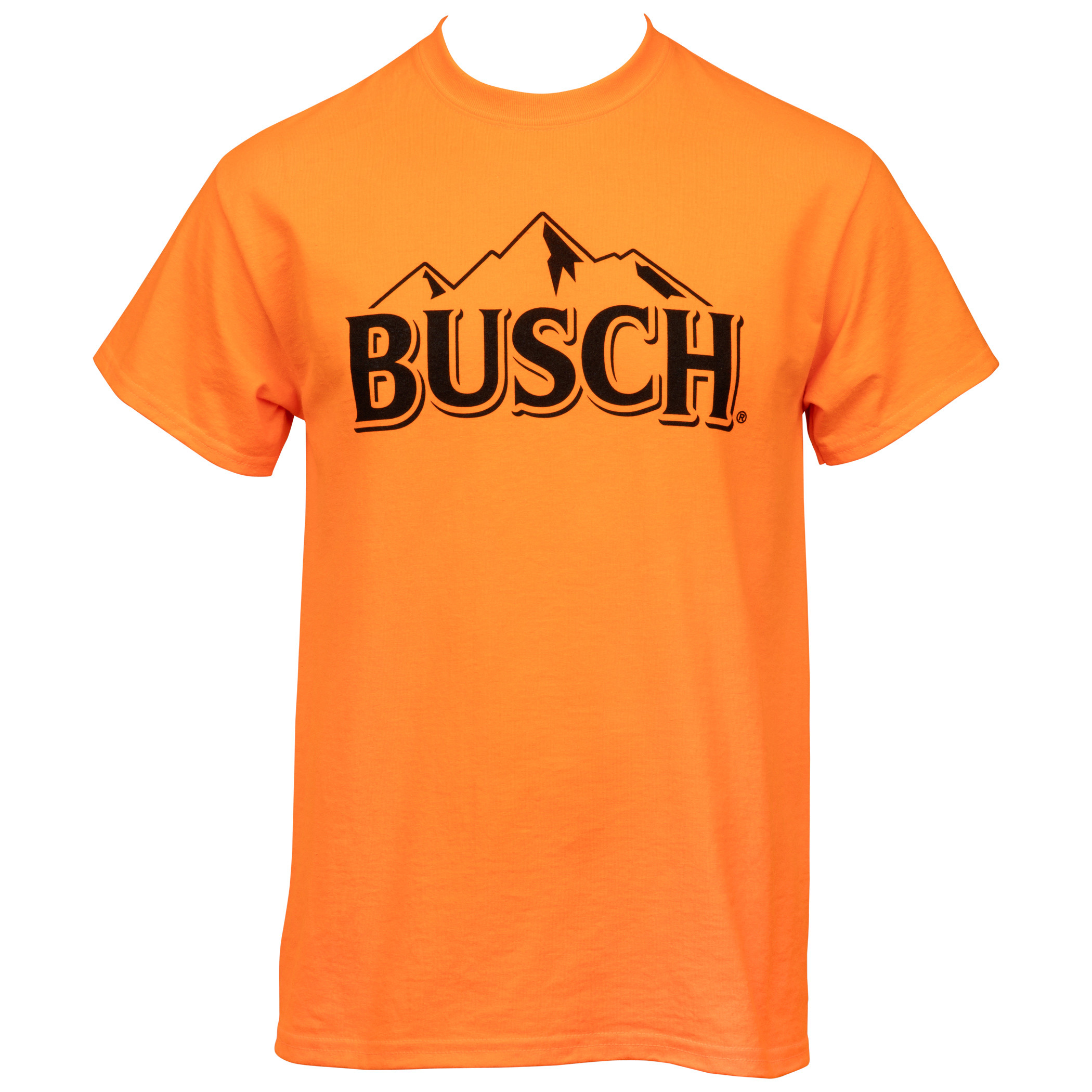Busch Hunter Orange Mountain Logo T-Shirt