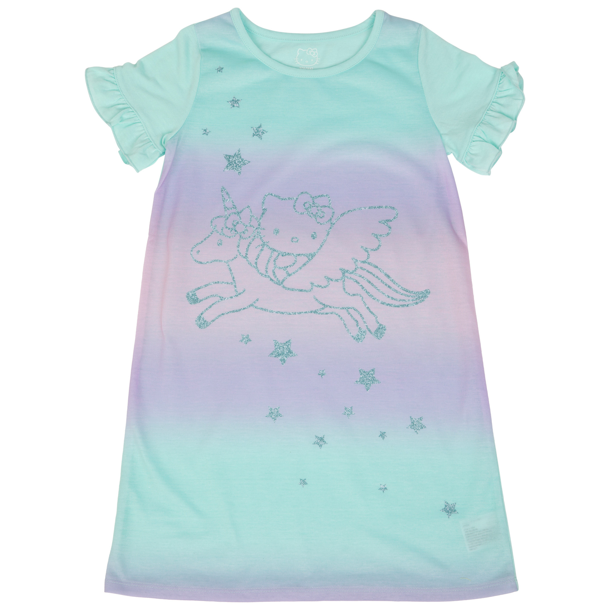 Hello Kitty Glitter Unicorn Ride Girl's Sleep Gown
