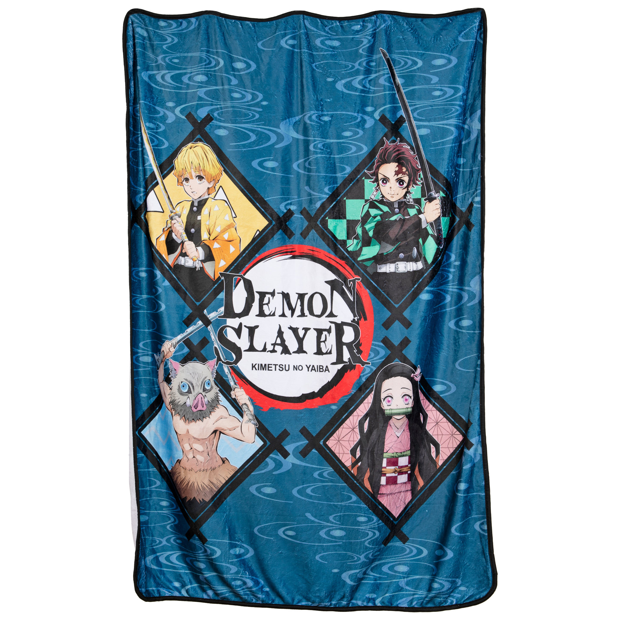 Kimetsu no Yaiba Anime Tanjiro Nezuko T-Shirt Fleece Blanket