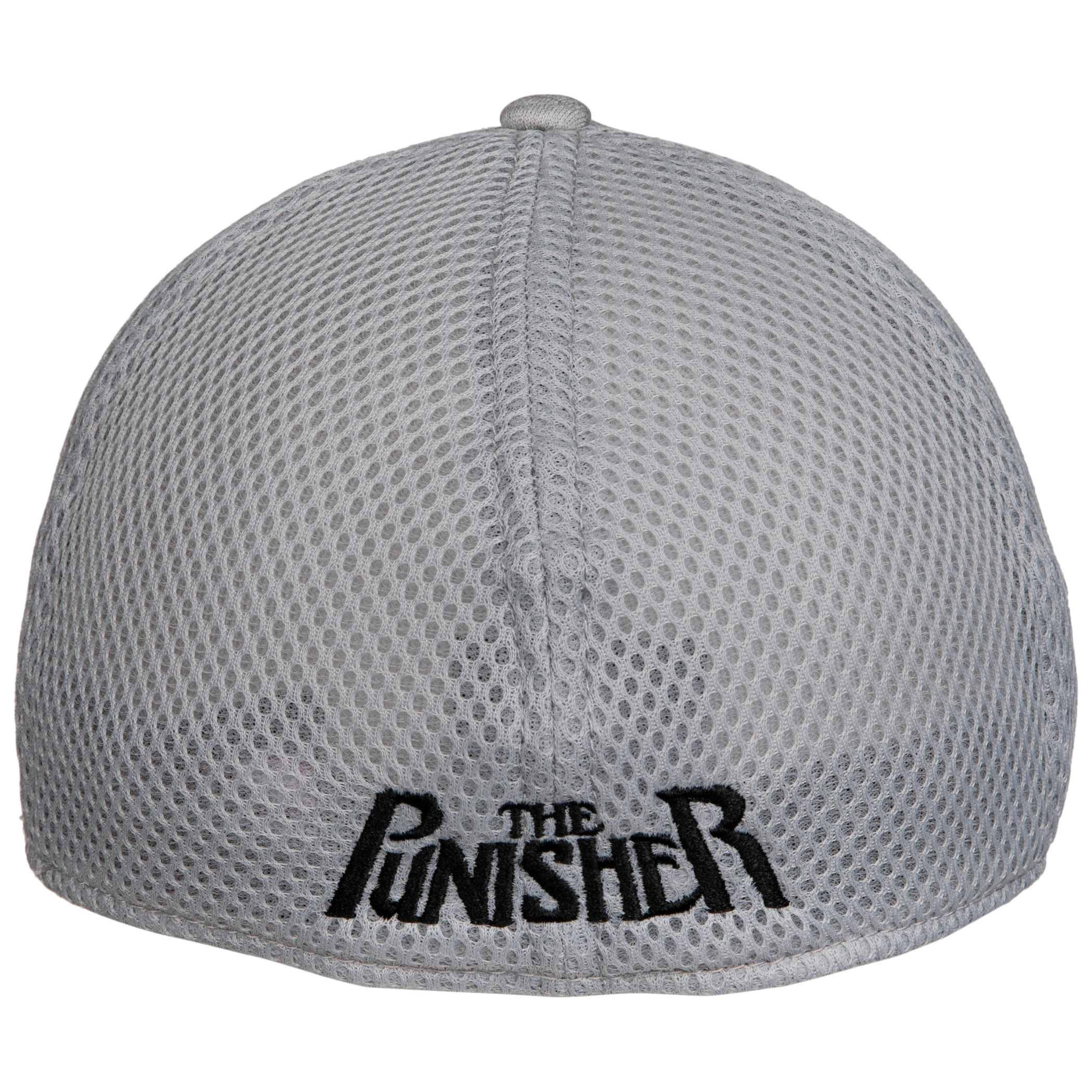 Punisher Skull Symbol Grey Shadow Tech New Era 39Thirty Fitted Hat