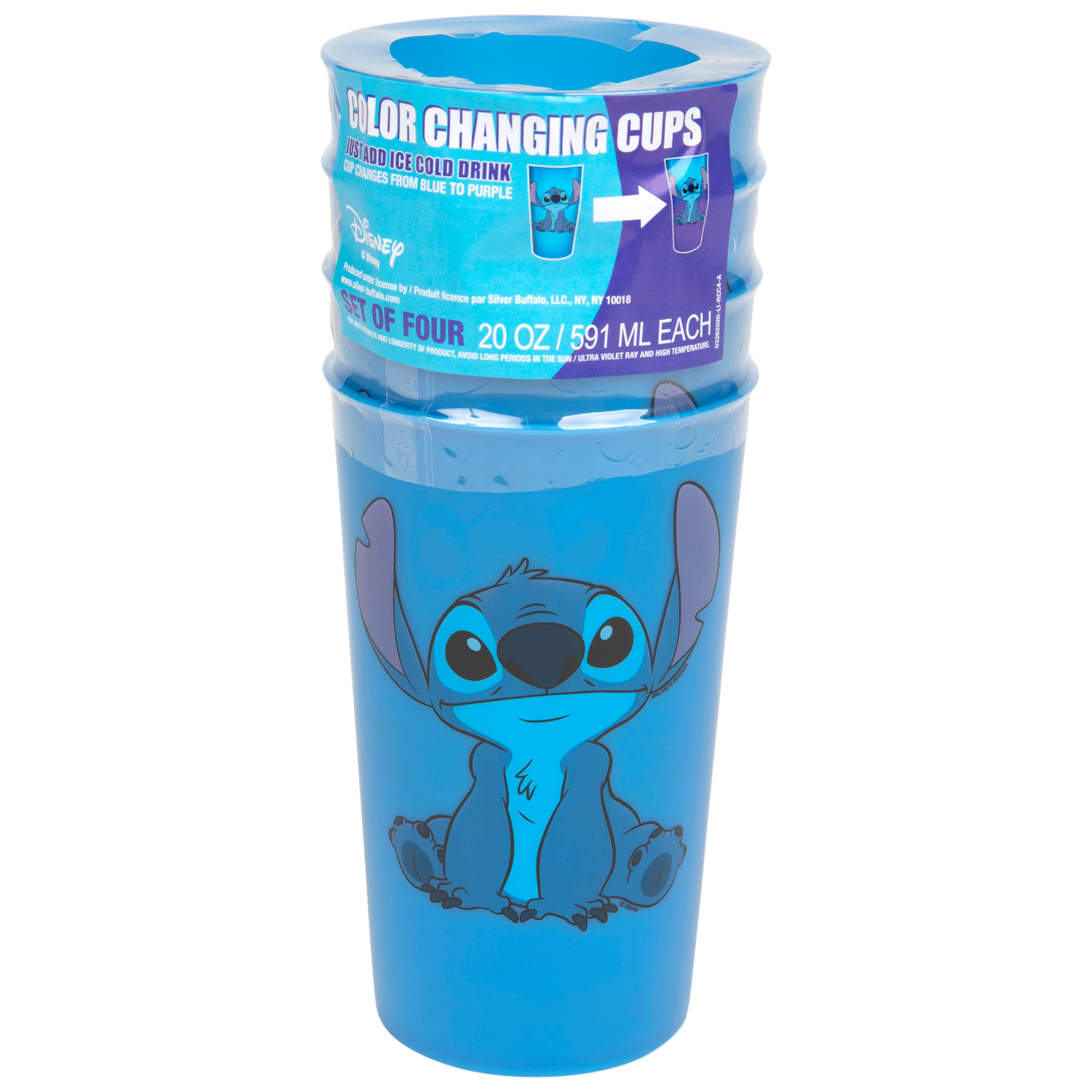 Lilo And Stitch 4 Pack Color Changing Cup