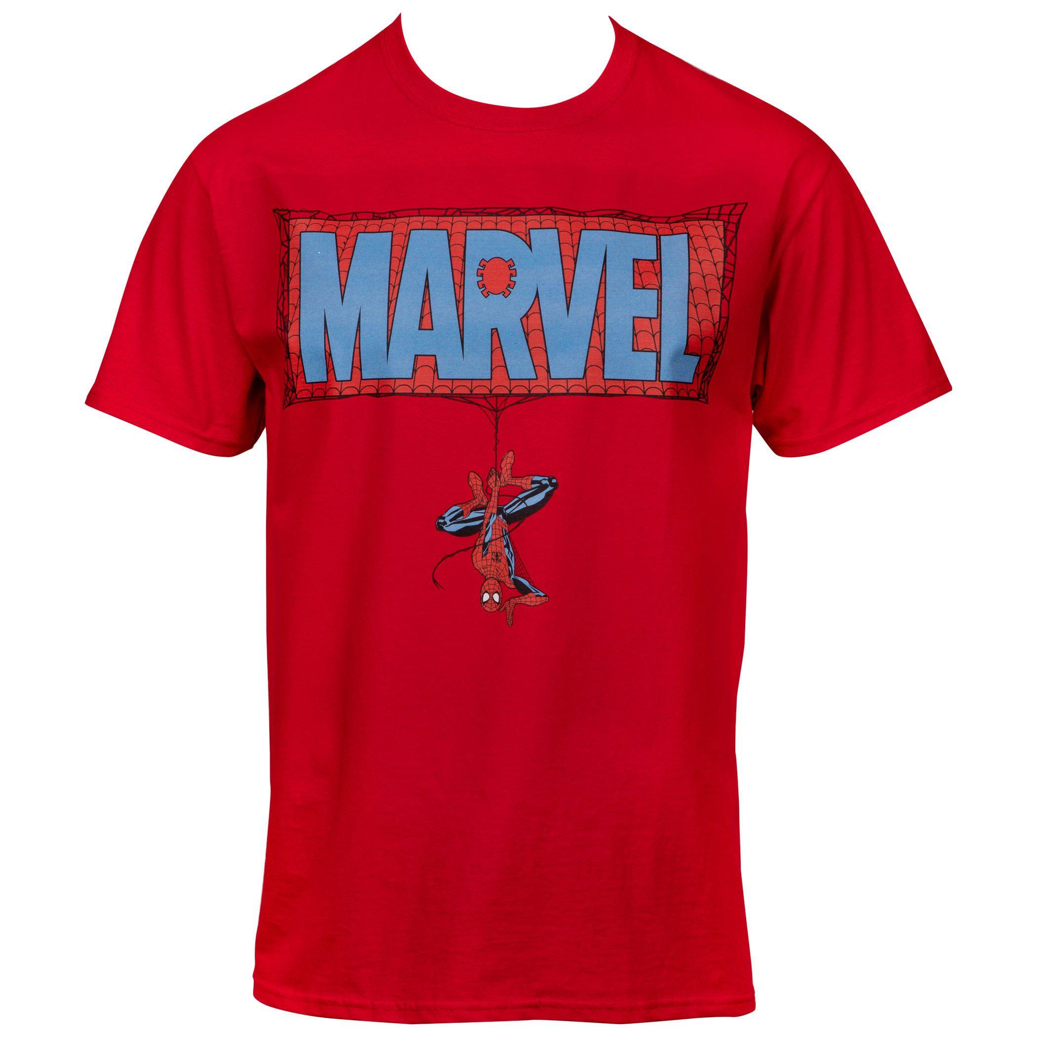 Marvel Comics Text Brand Spider-man Themed T-shirt