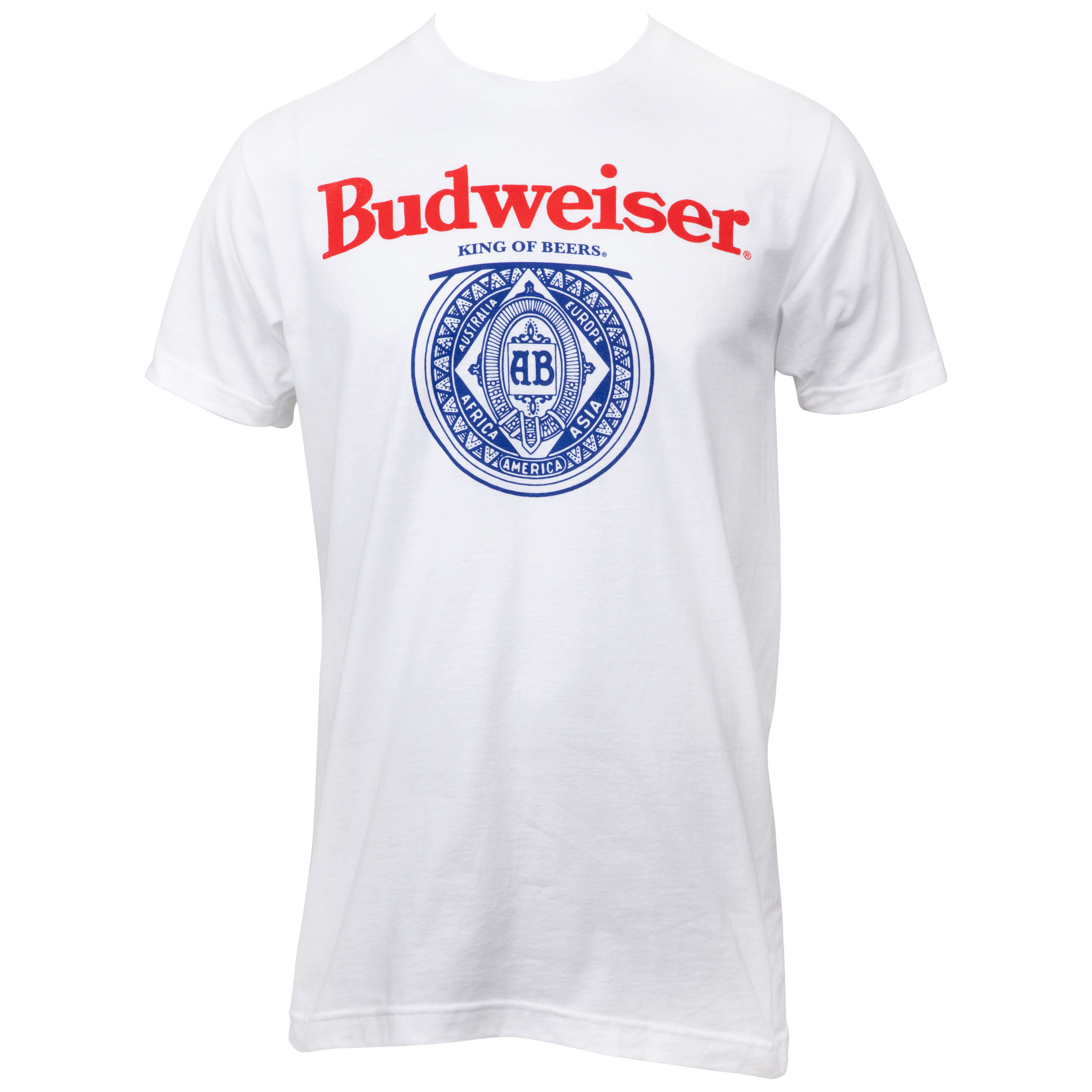 Budweiser King of Beers Front and Back Print T-Shirt