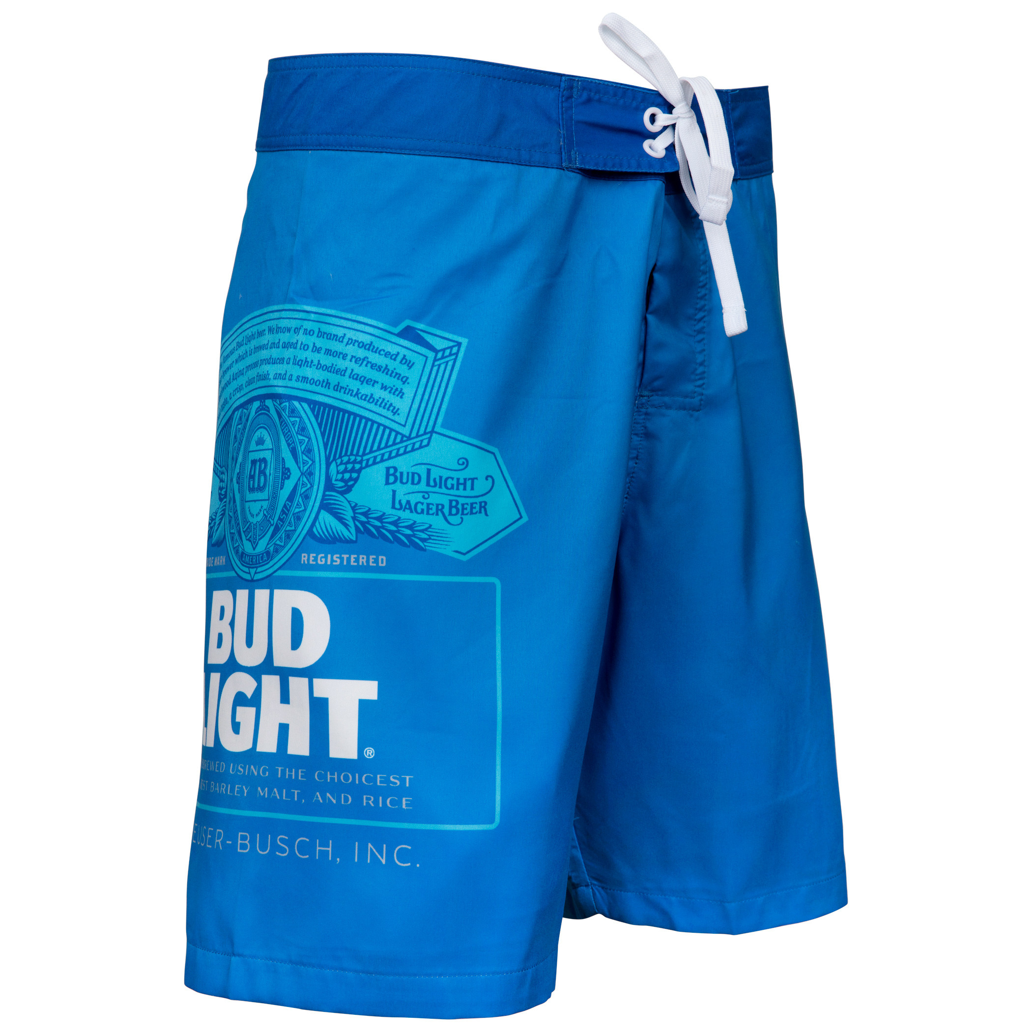 Bud Light Label Board Shorts