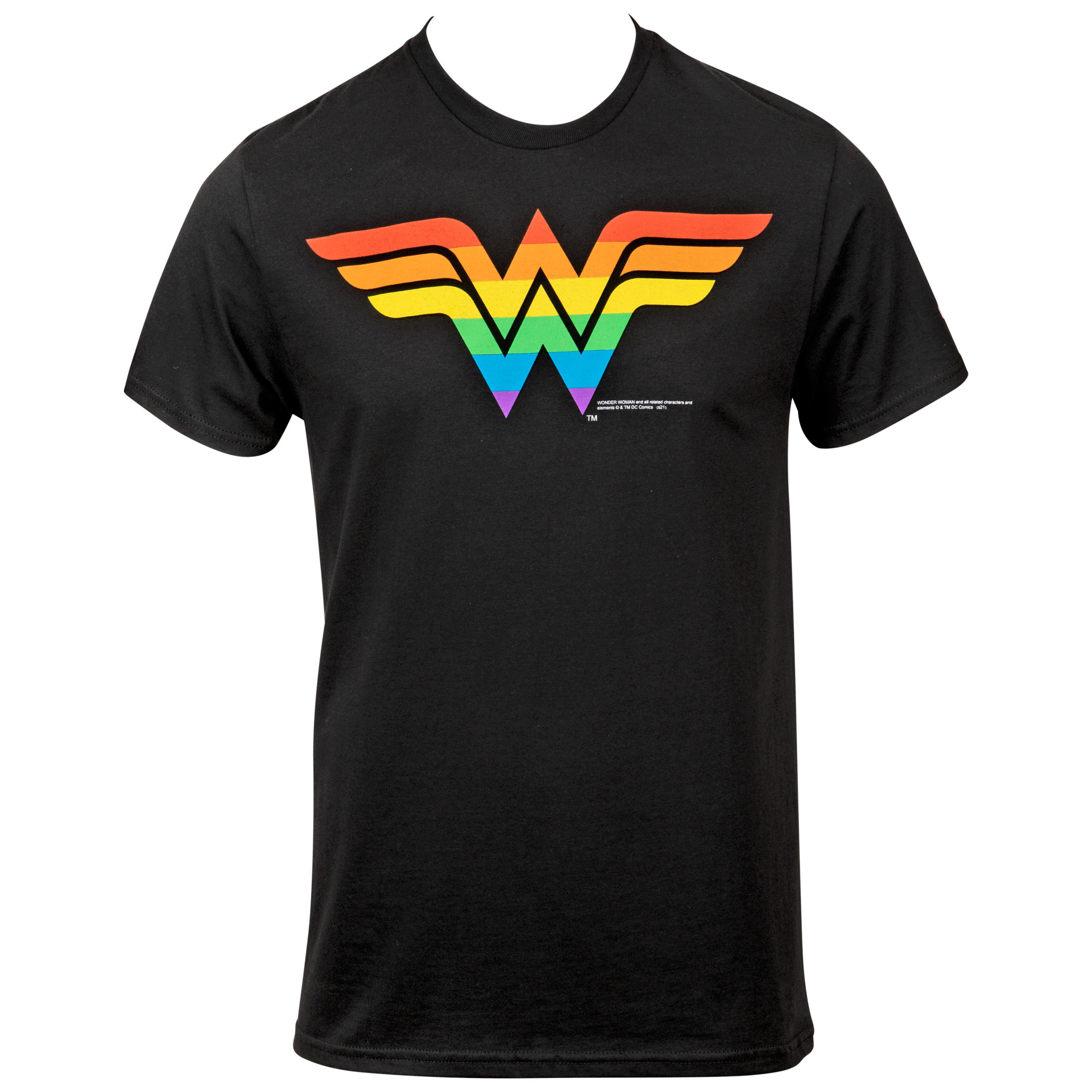 Wonder Woman Rainbow Symbol T-Shirt