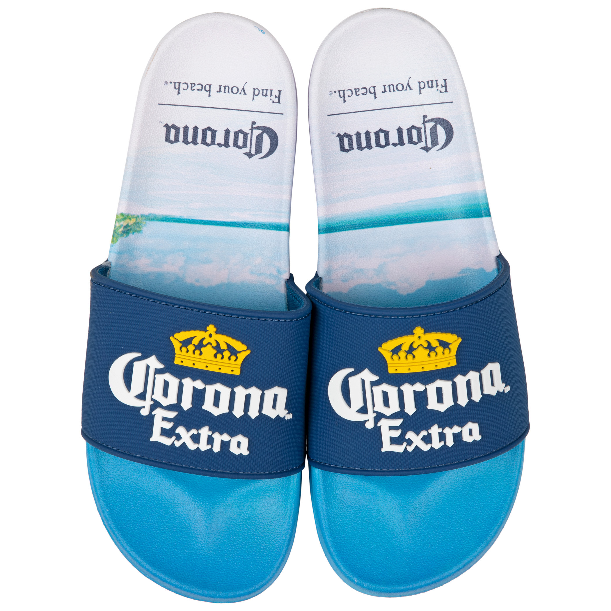 8-9 NWT CORONA EXTRA Slides Sandals Sz M ~~~FREESHIPPING~~~