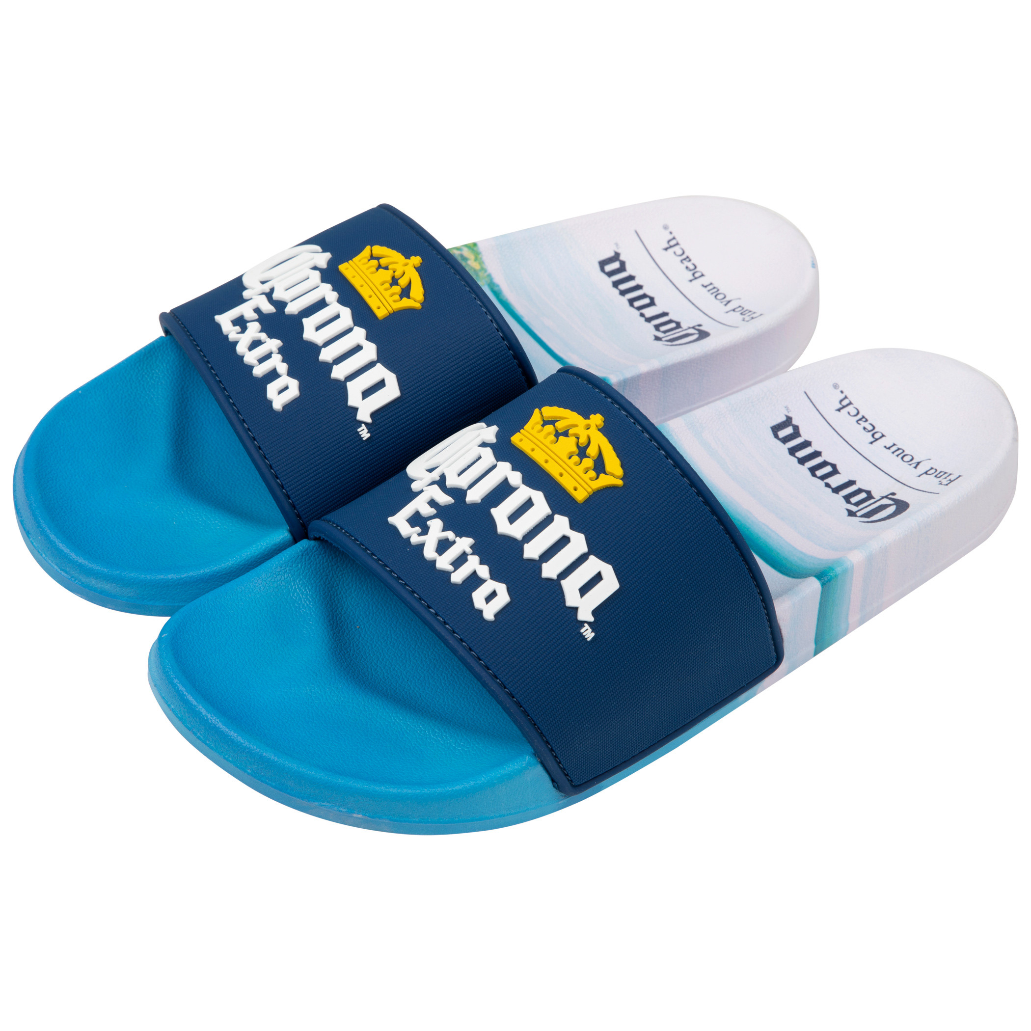 Corona Extra Logo Beach Sandal Slides